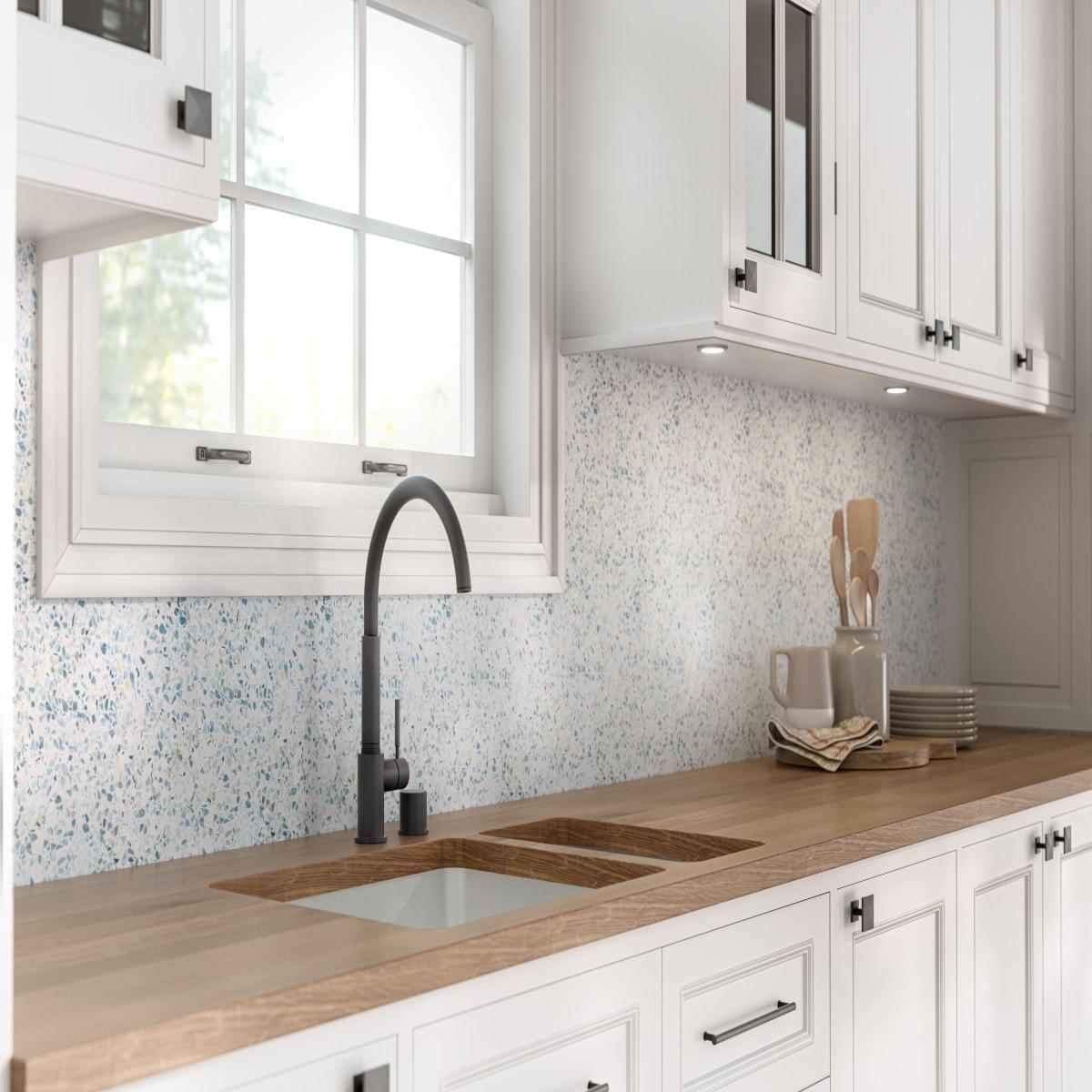 EasyLiner Premium Removable Adhesive Peel & Stick Wallpaper, Sea Glass, 20 in. x 18 ft.