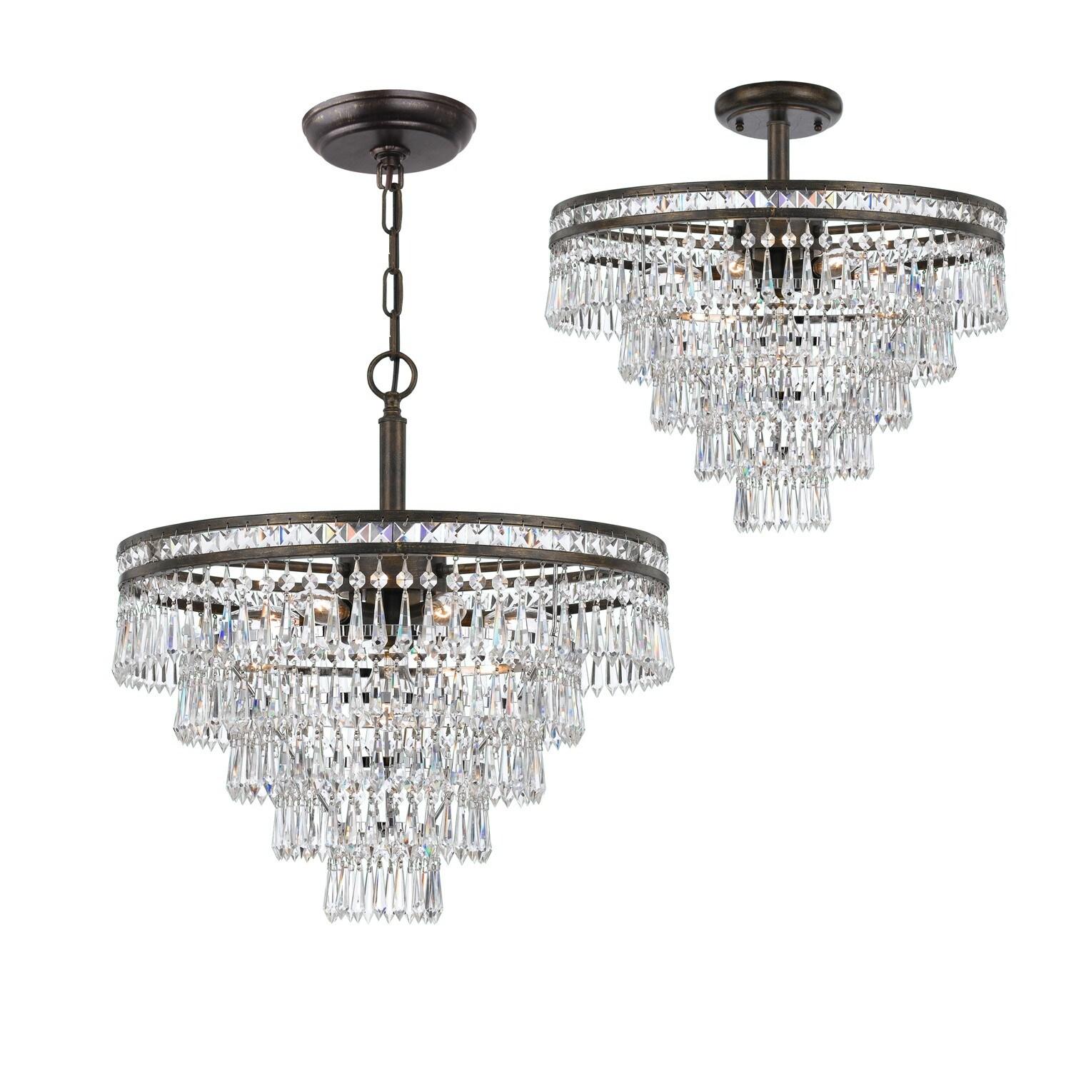 Crystorama Lighting - Seven Light Chandelier - Chandelier - Mercer - Seven Light