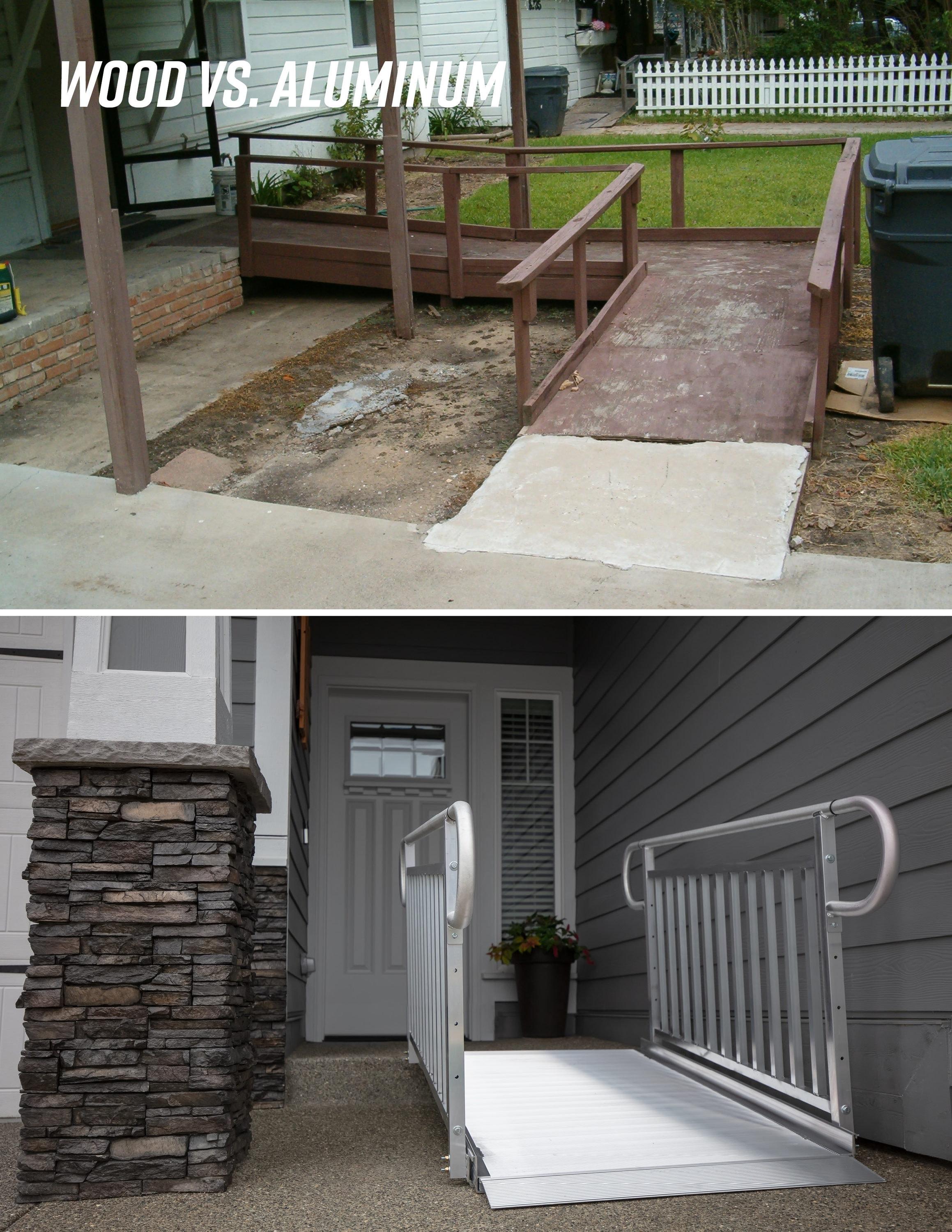 EZ-ACCESS GATEWAY 3G 9 Foot Solid Surface Aluminum Portable Wheelchair Ramp