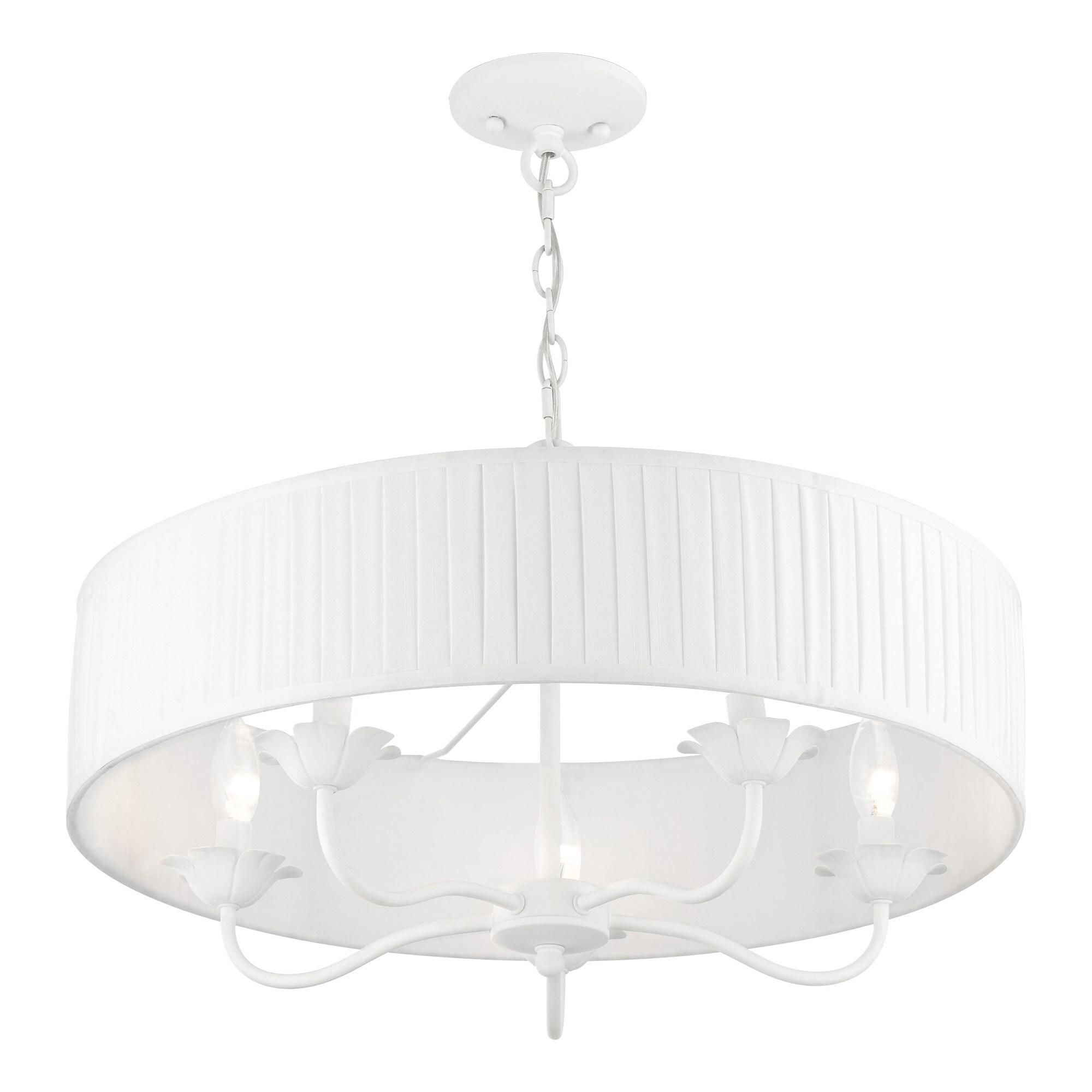 Livex Lighting Edinburgh 5 - Light Pendant in  White