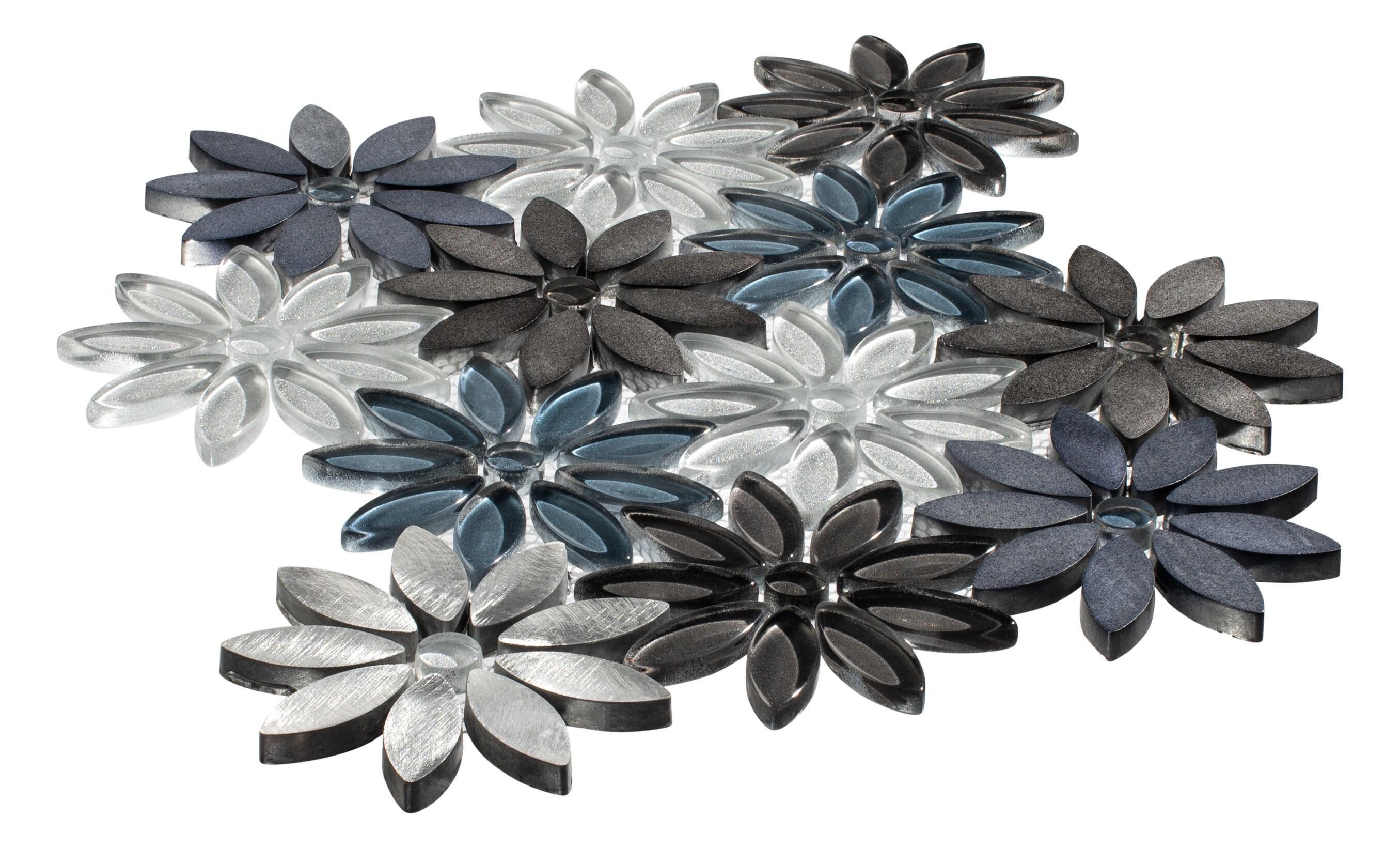 Fresh Novelty Flower Polished Natural Stones Wall & Floor Mosaic Tile
