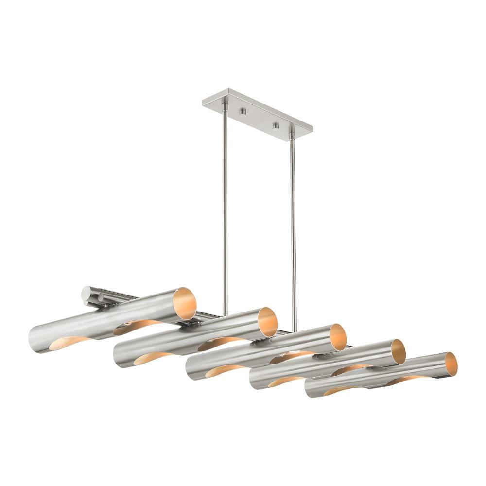 Livex Lighting Novato 10 - Light Chandelier in  Brushed Nickel
