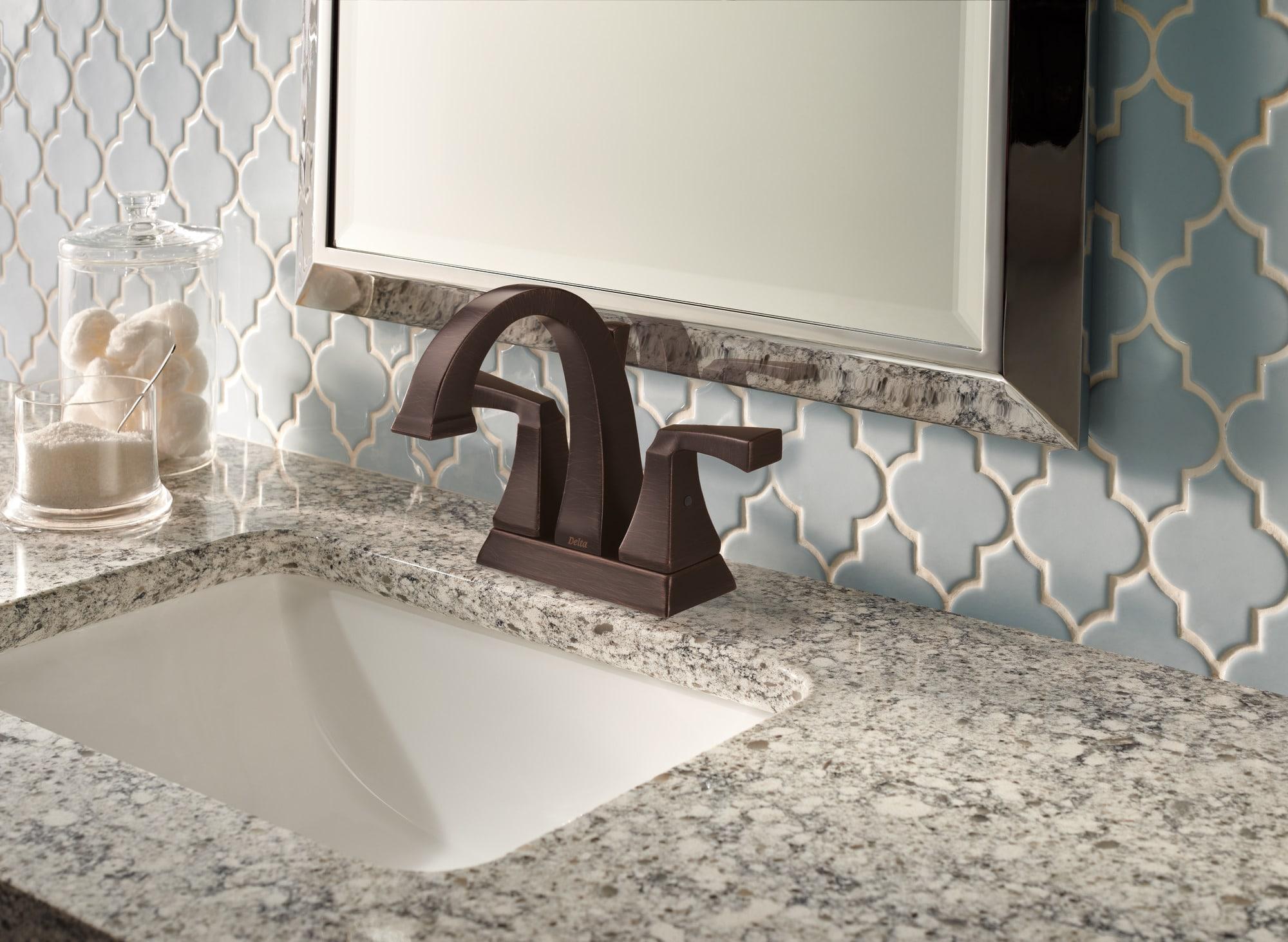 Dryden Centerset Bathroom Faucet with Drain Assembly