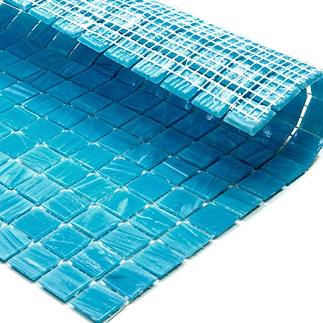 Celestial 0.8" x 0.8" Glass Grid Mosaic Wall & Floor Tile