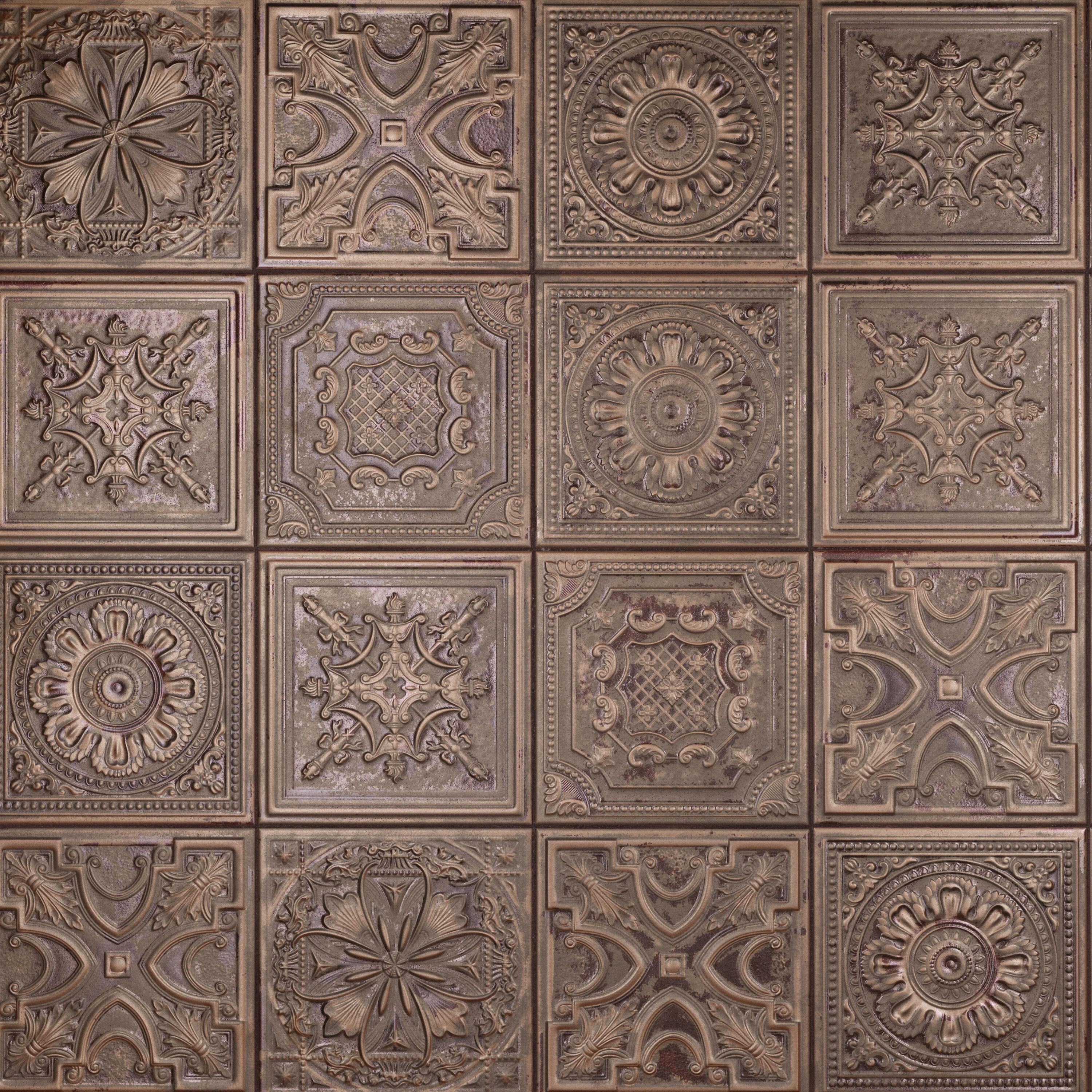 Fitz 8" x 8" Ceramic Patterned Wall Tile