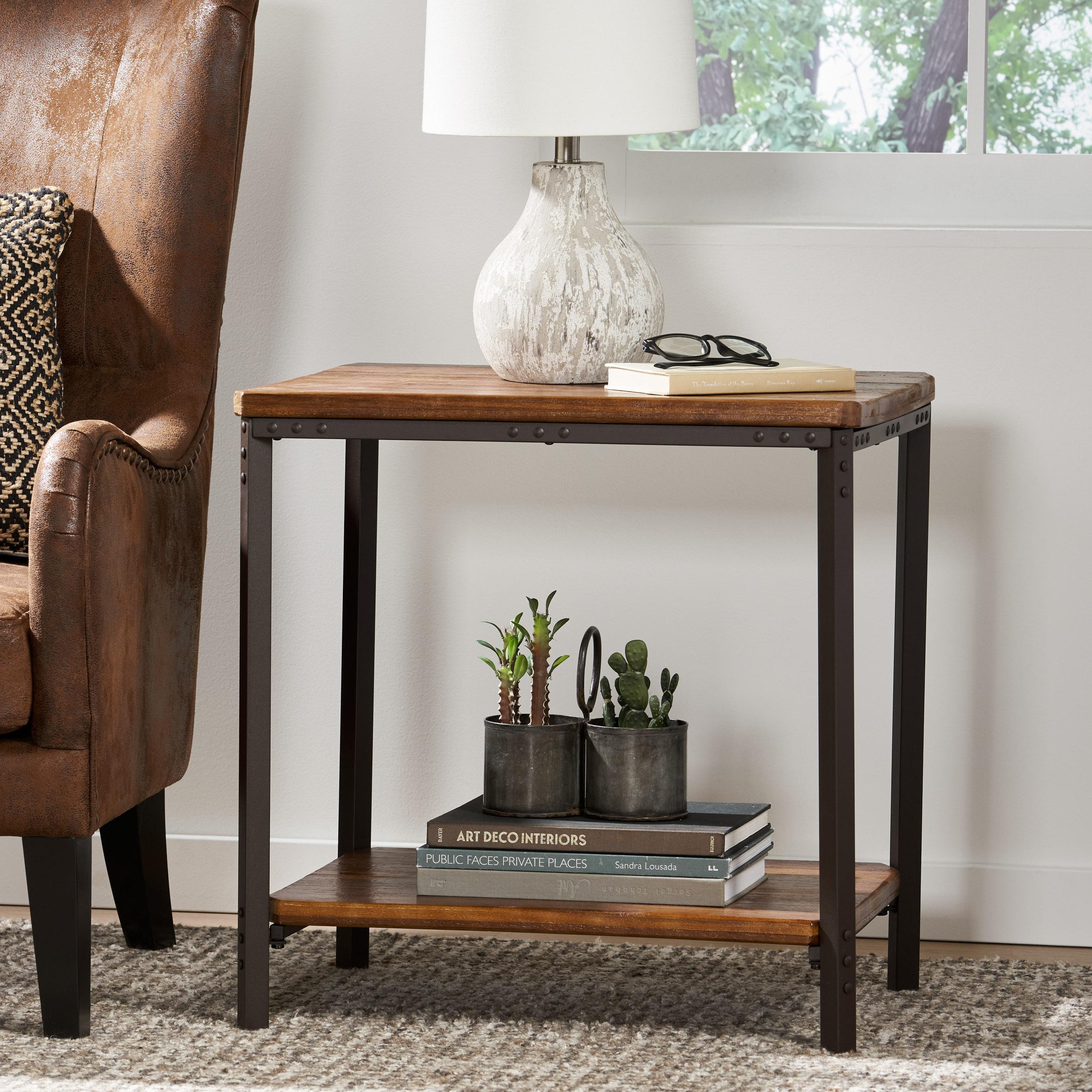 Ronan Rustic End Table - Rustic - Christopher Knight Home