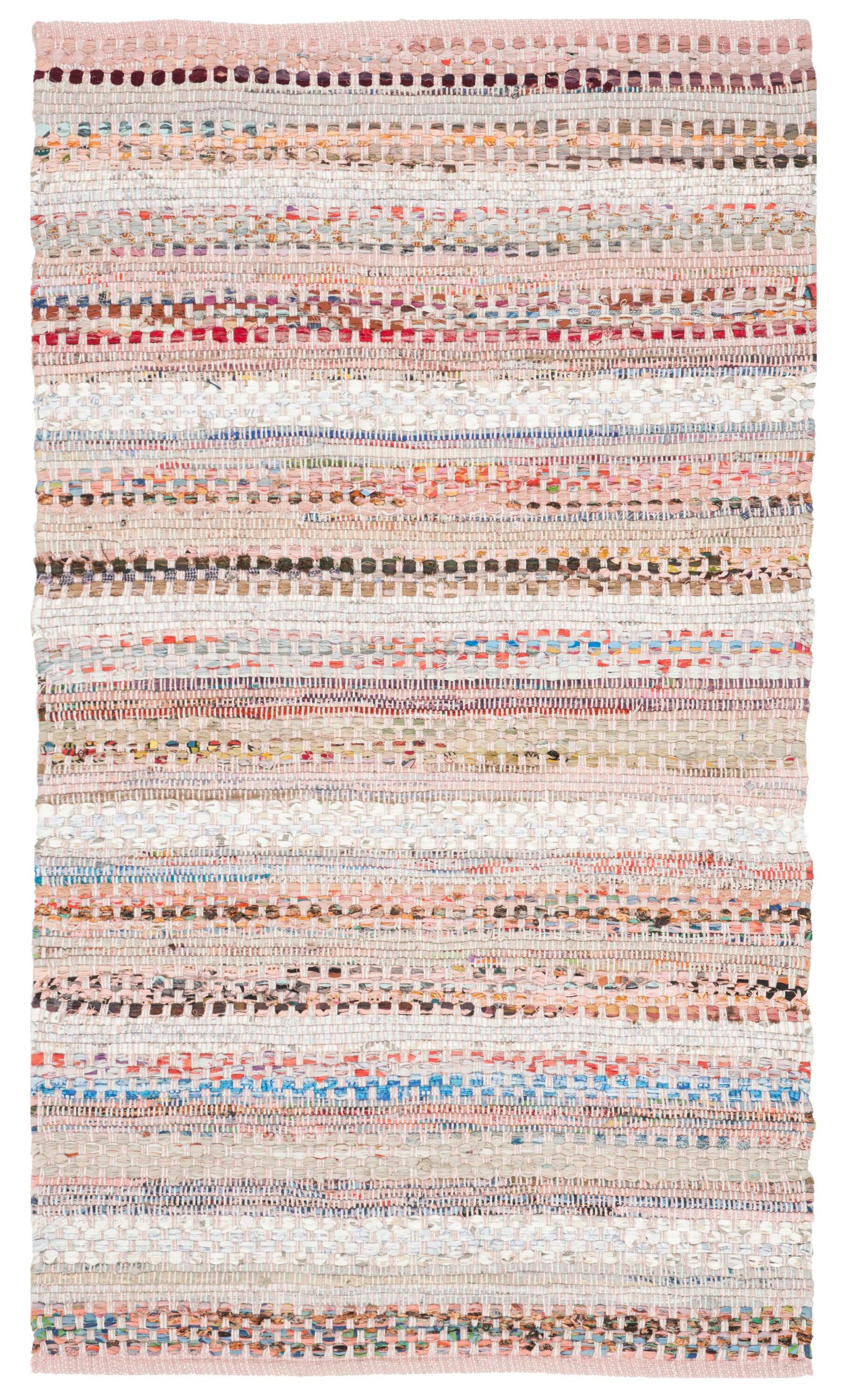 Montauk MTK975 Hand Woven Area Rug - Pink/Multi - 3'x5' - Safavieh.