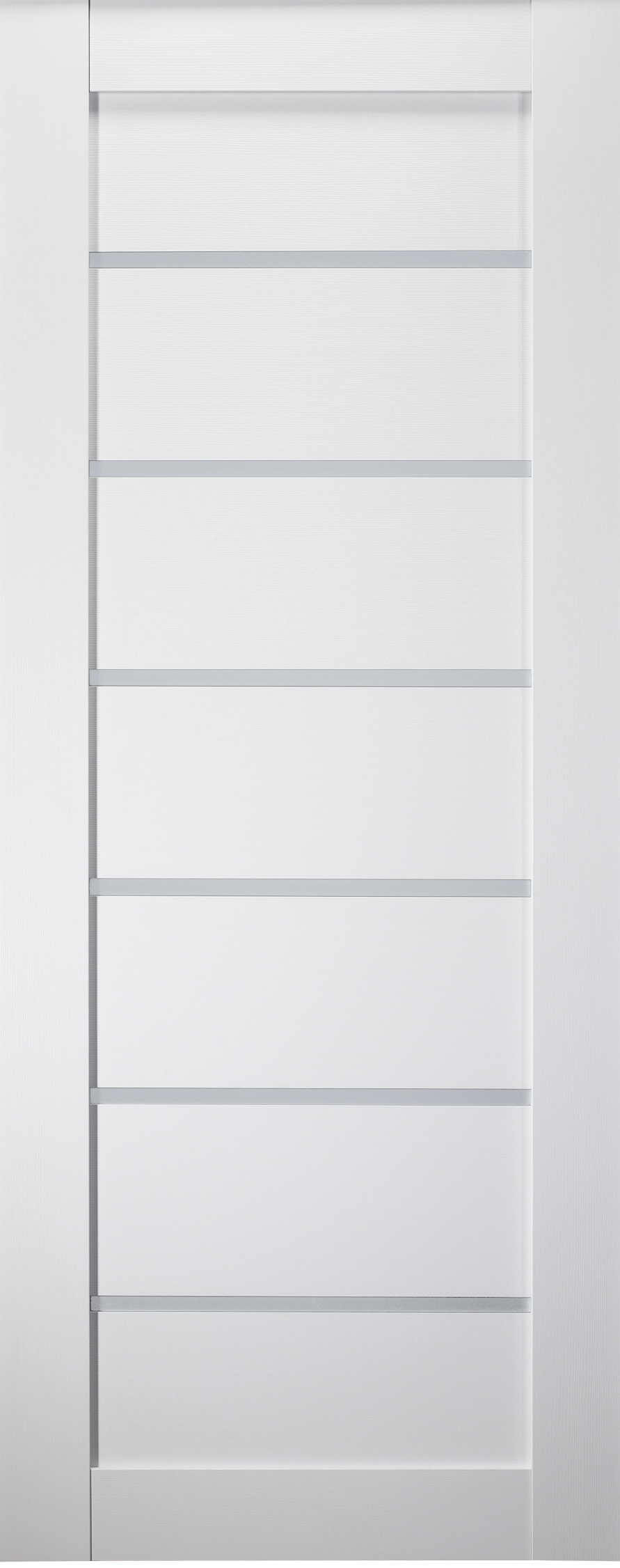 Belldinni Alba Solid Manufactured Wood and Glass Paneled Wood Finish Standard Door Slab