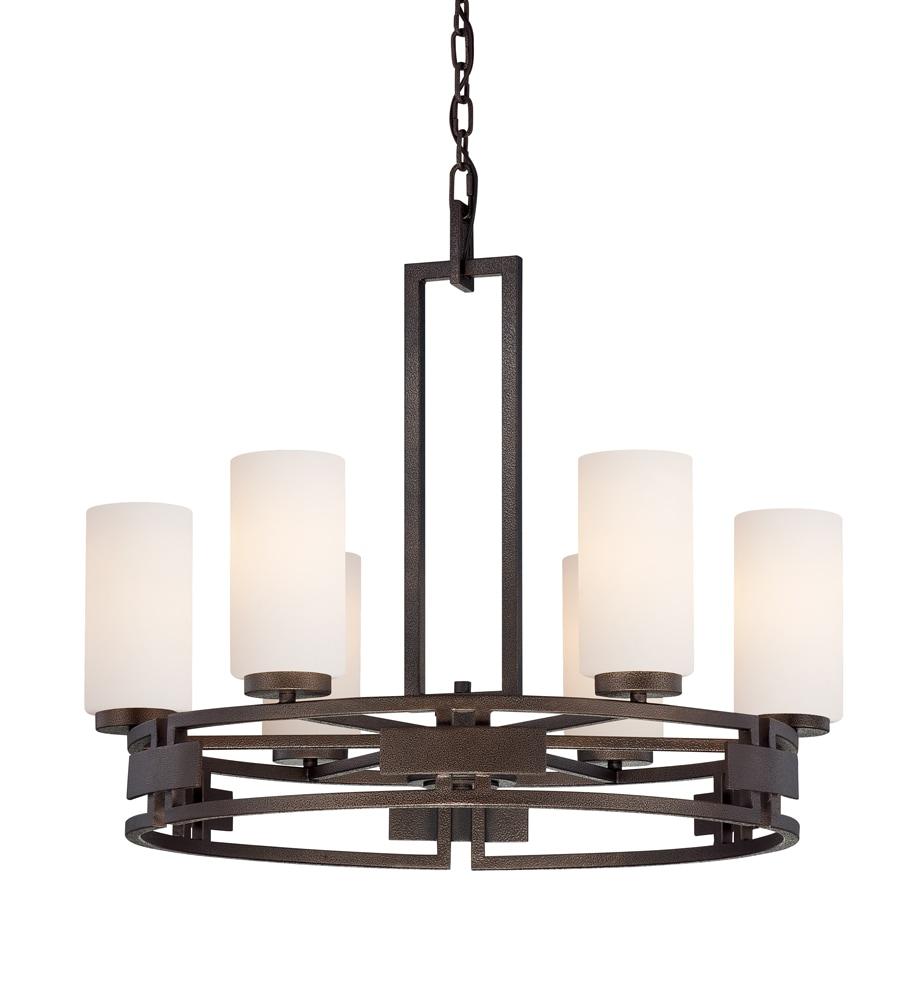 Designers Fountain Del Ray Flemish Bronze 6 Light Chandelier, 83886-FBZ