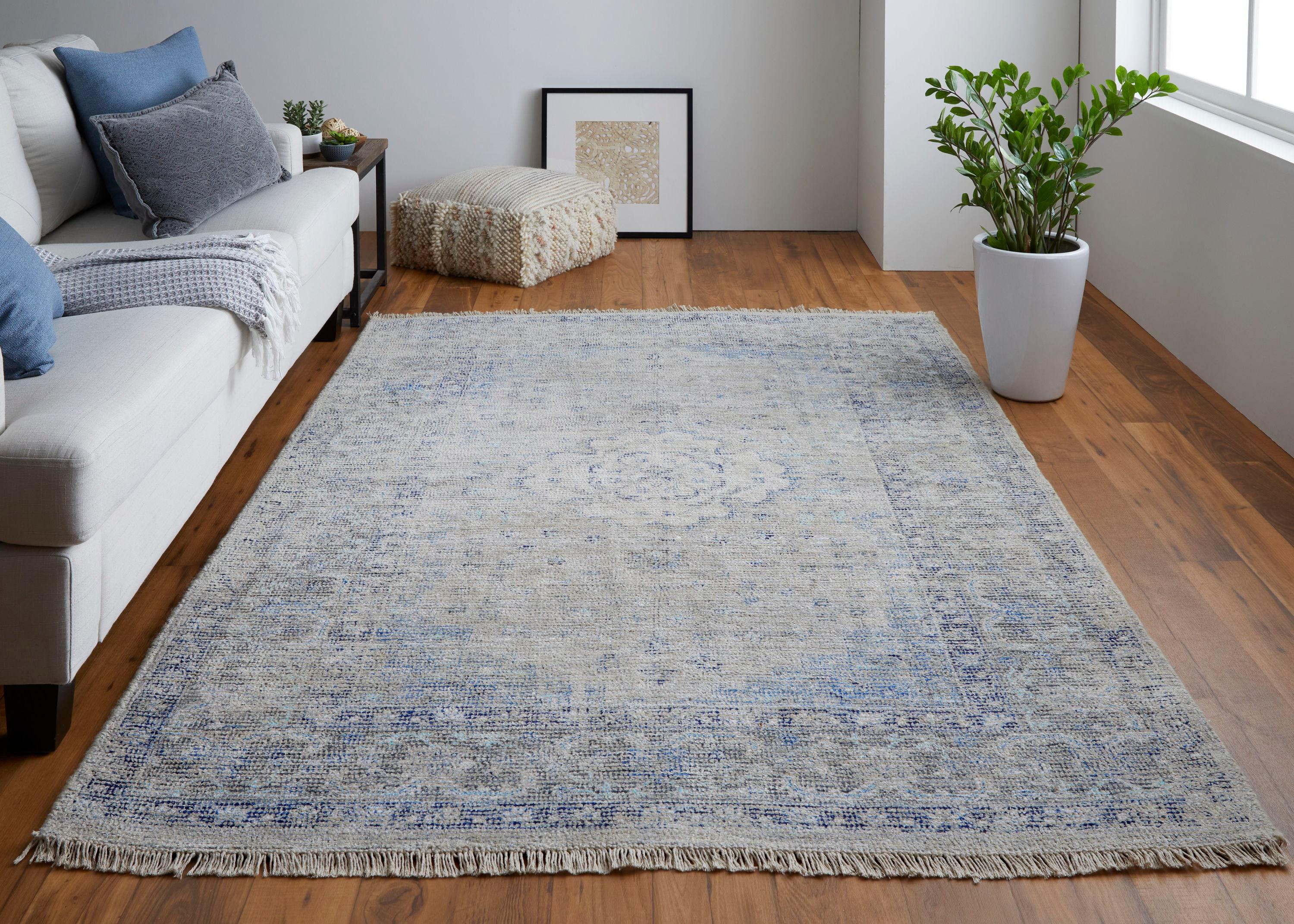 Beech Handwoven Wool-Blend Rug - 2' x 3'