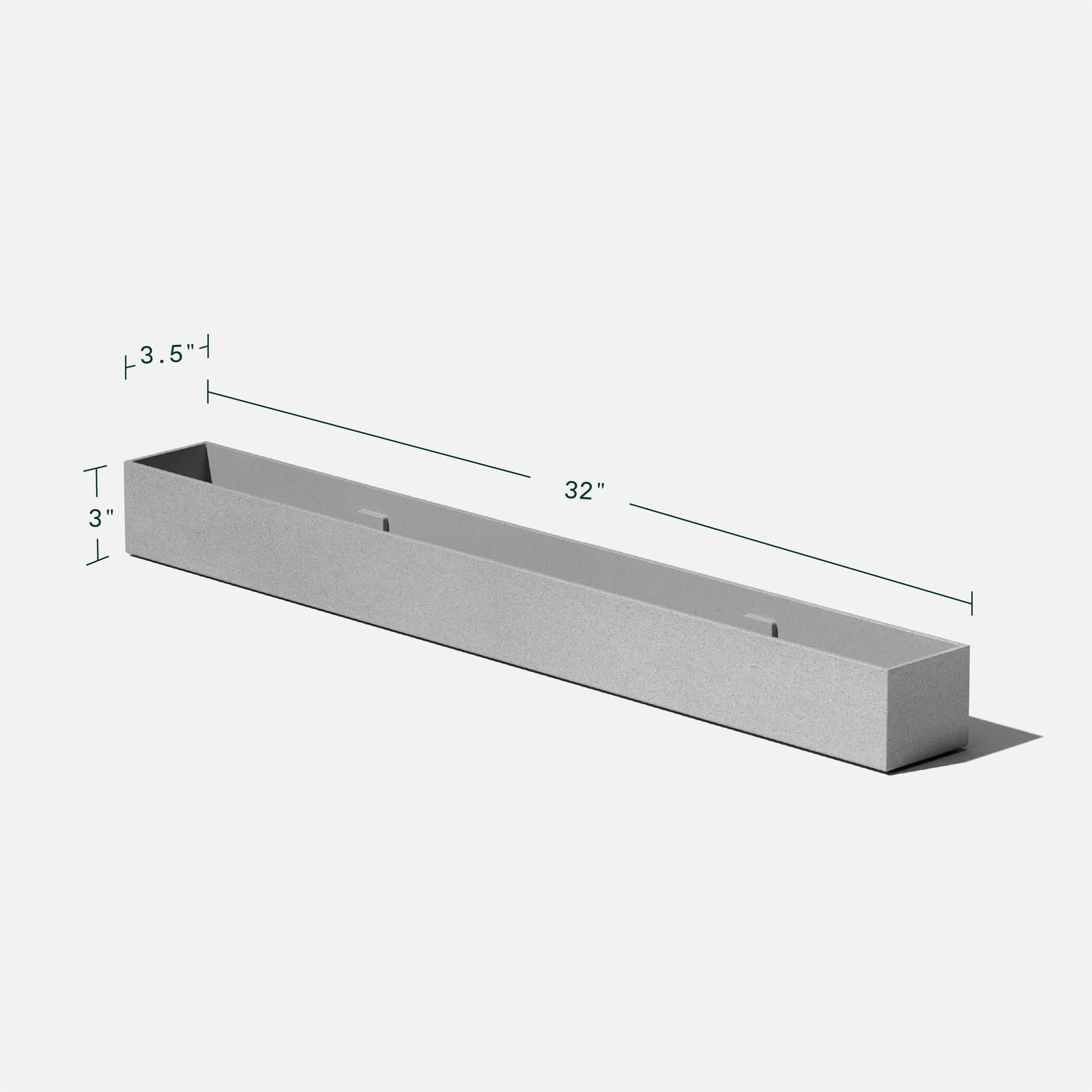 Geo Series Plastic Planter Box