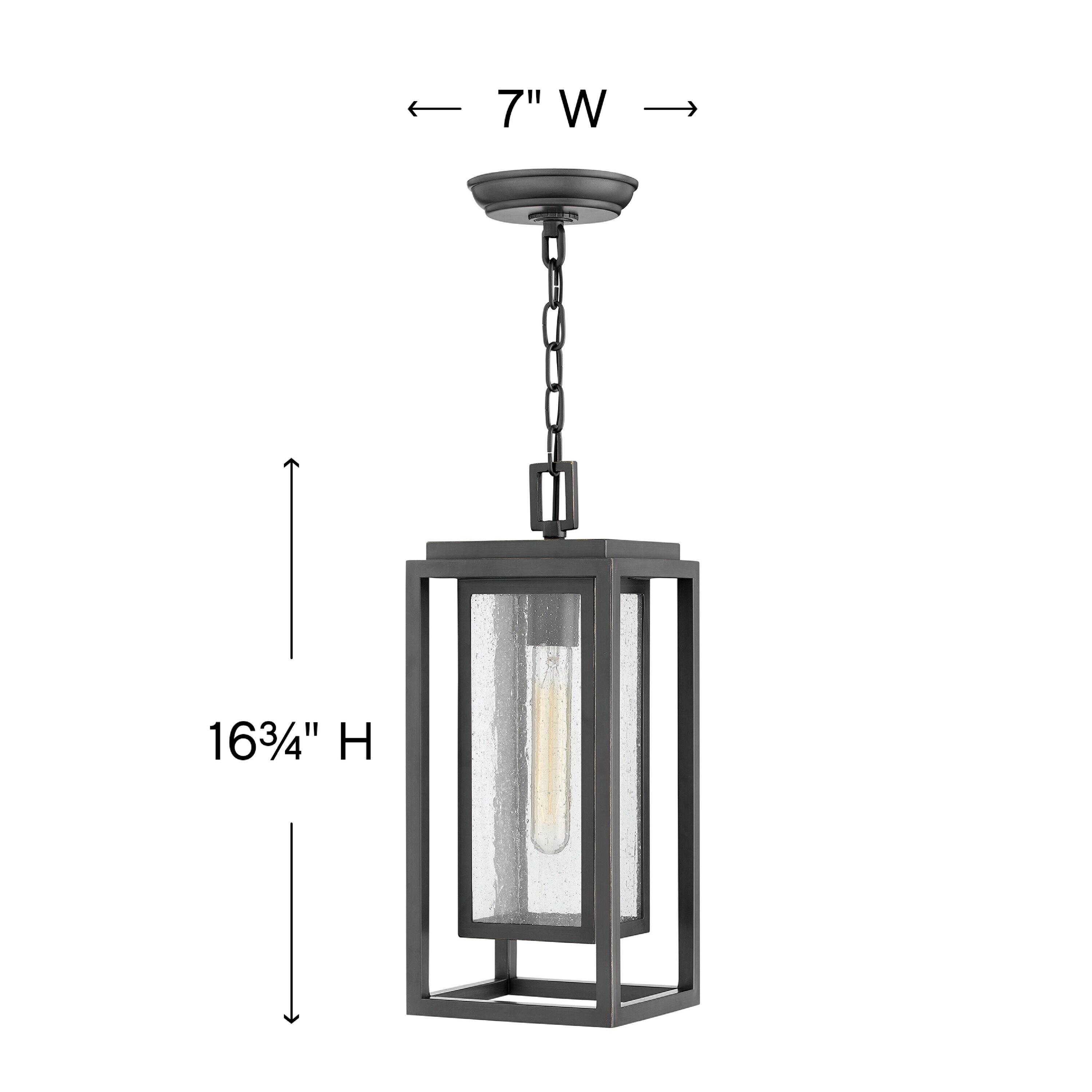 Hinkley Lighting 1002-Lv Republic 7" Wide Led Outdoor Mini Pendant - Bronze