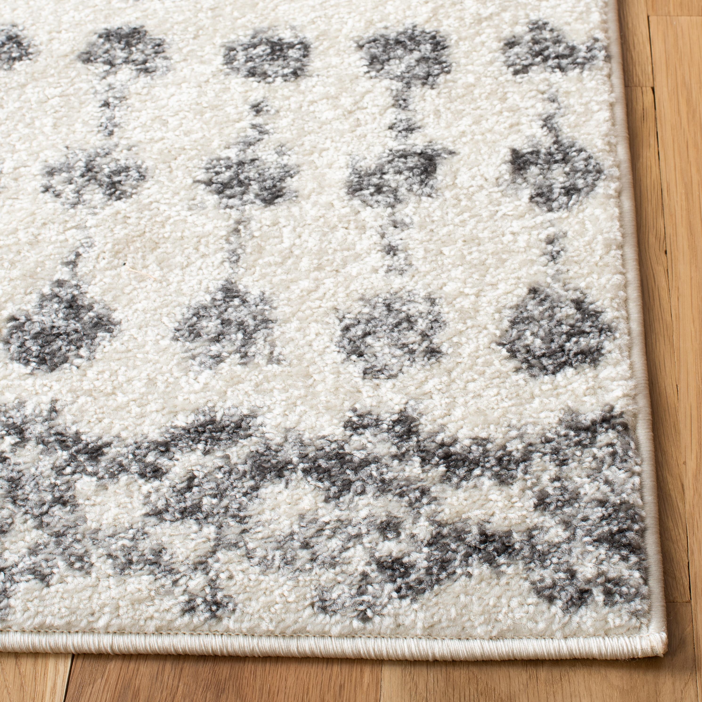 Tulum TUL656 Power Loomed Area Rug - Ivory/Grey - 4'5"x6'5" - Safavieh.