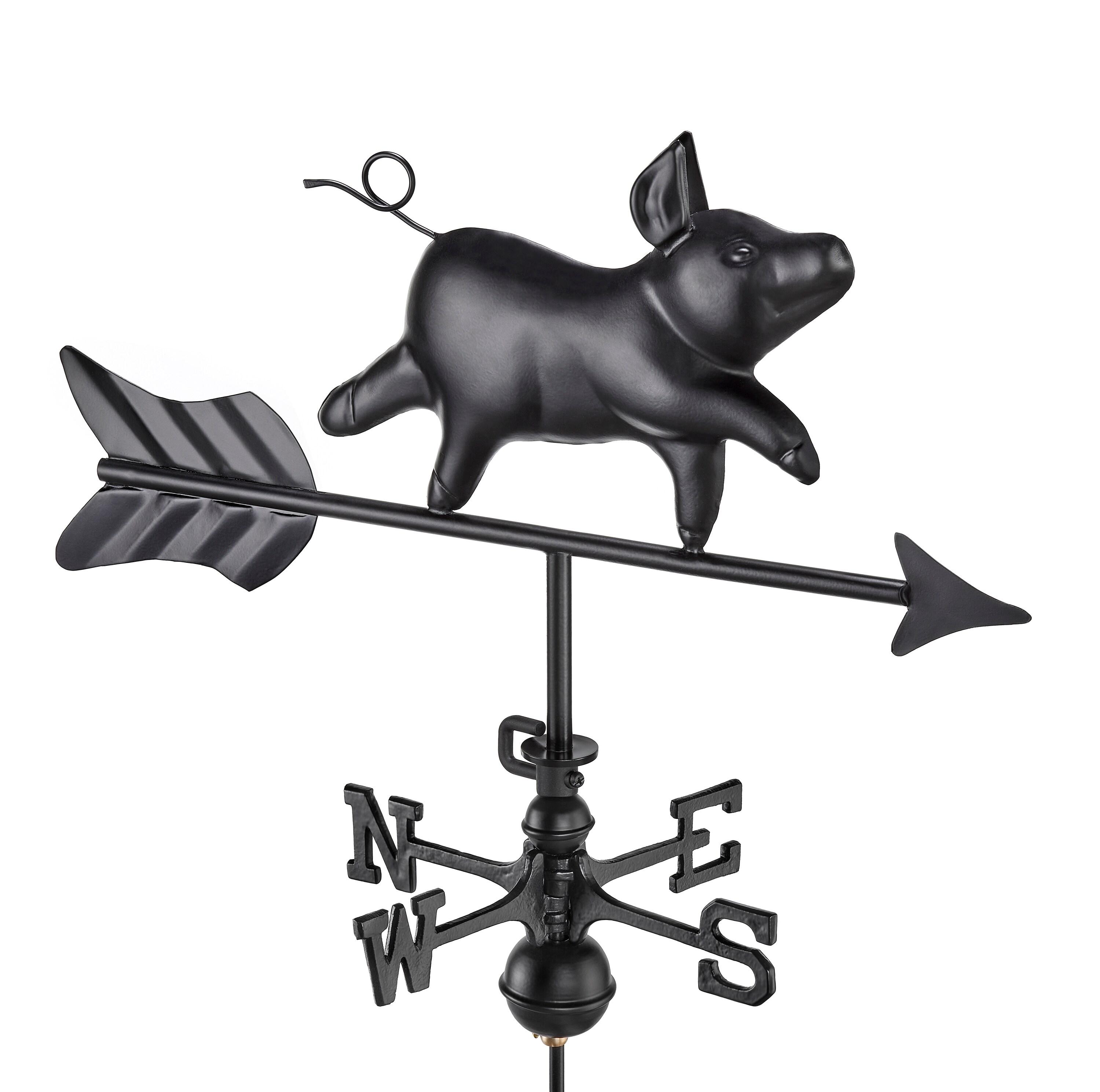 Good Directions Pig Weathervane with Roof Mount