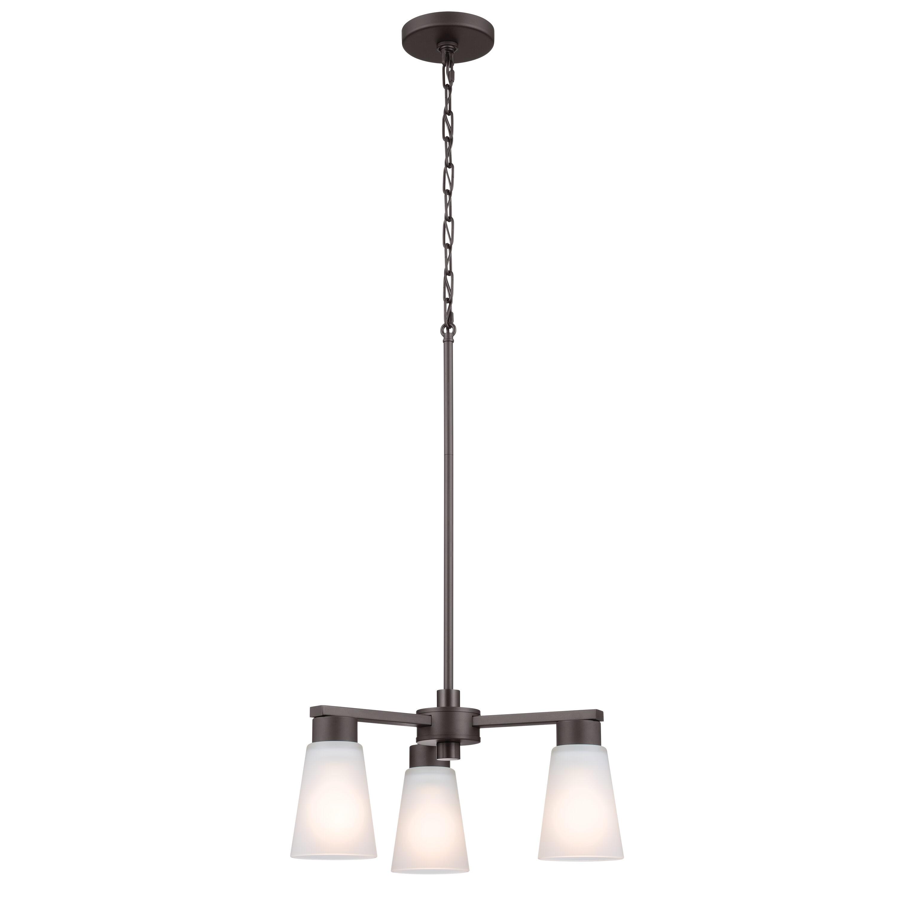 Kichler Lighting - Stamos - 3 Light Small Chandelier In Soft Modern Style-15