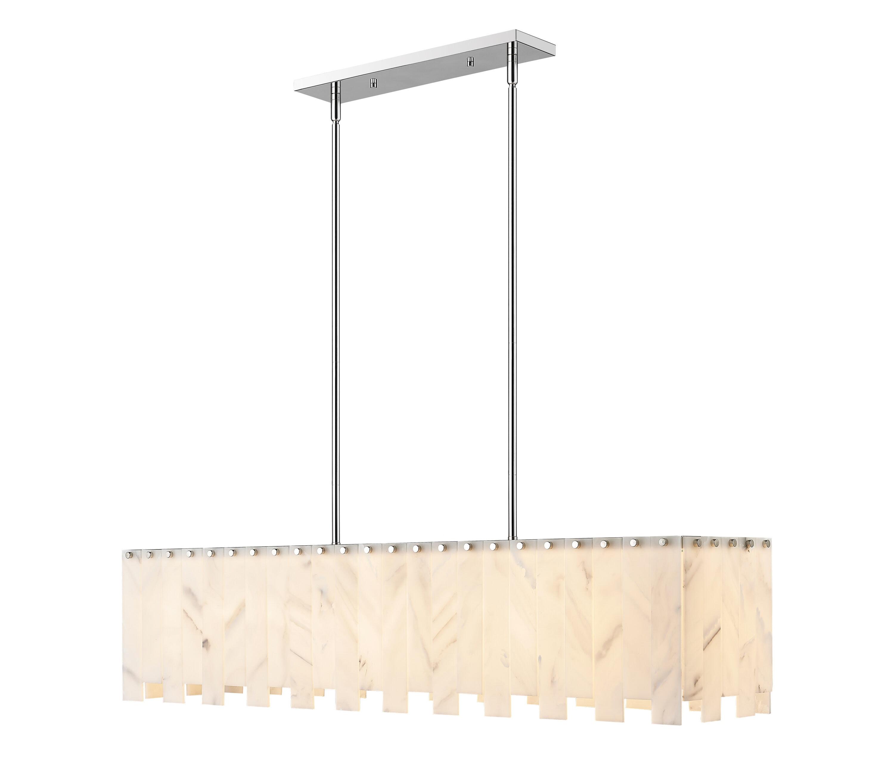 Z-Lite Viviana 7 - Light Island Pendant Light in  Polished Nickel