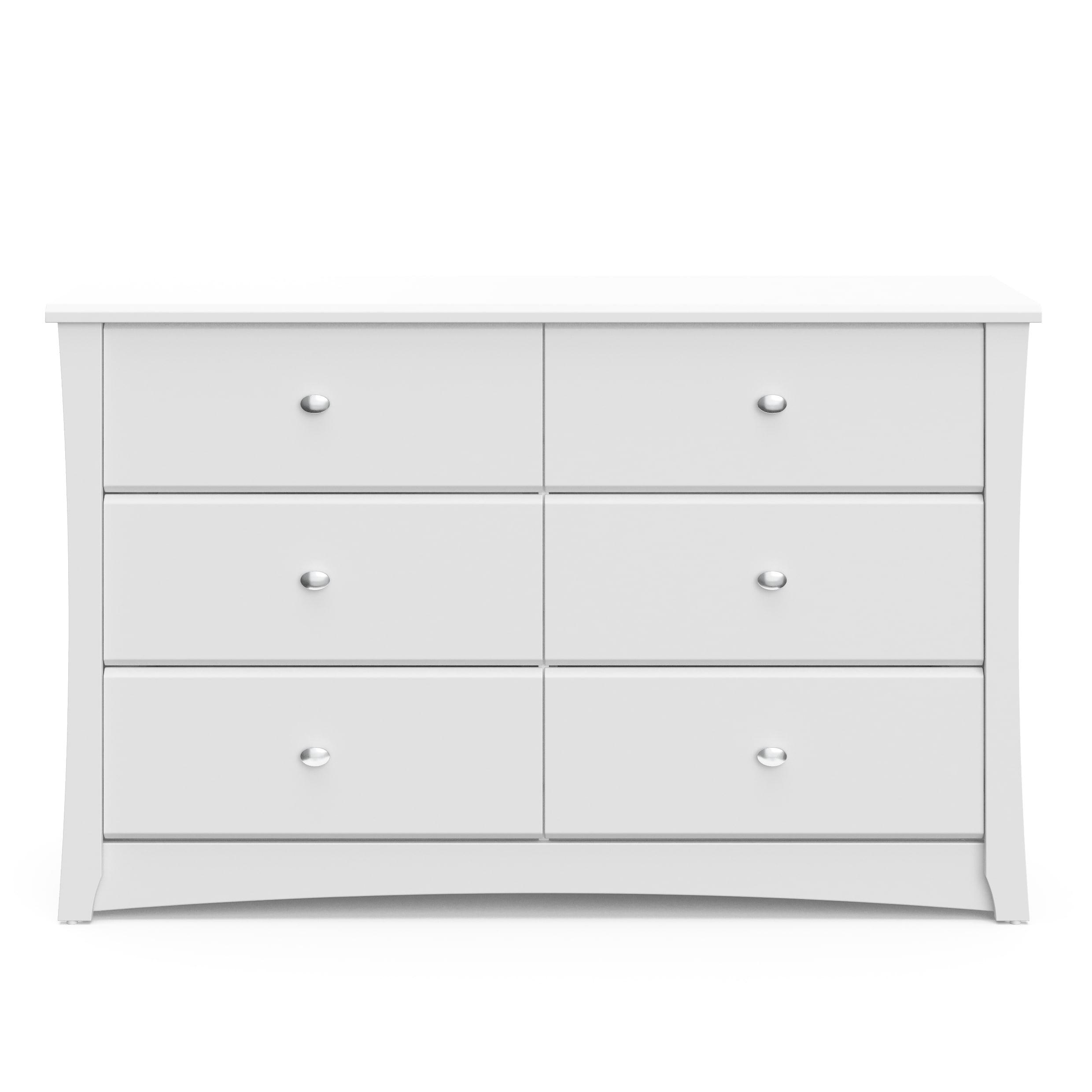 Crescent 6 Drawer Double Dresser