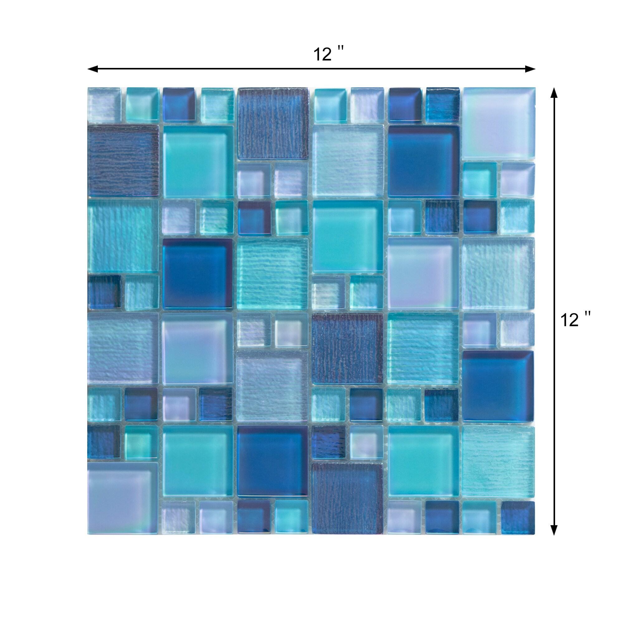 WS Tiles® Reflections Artista Glass Versailles Mosaic Sheet Tile