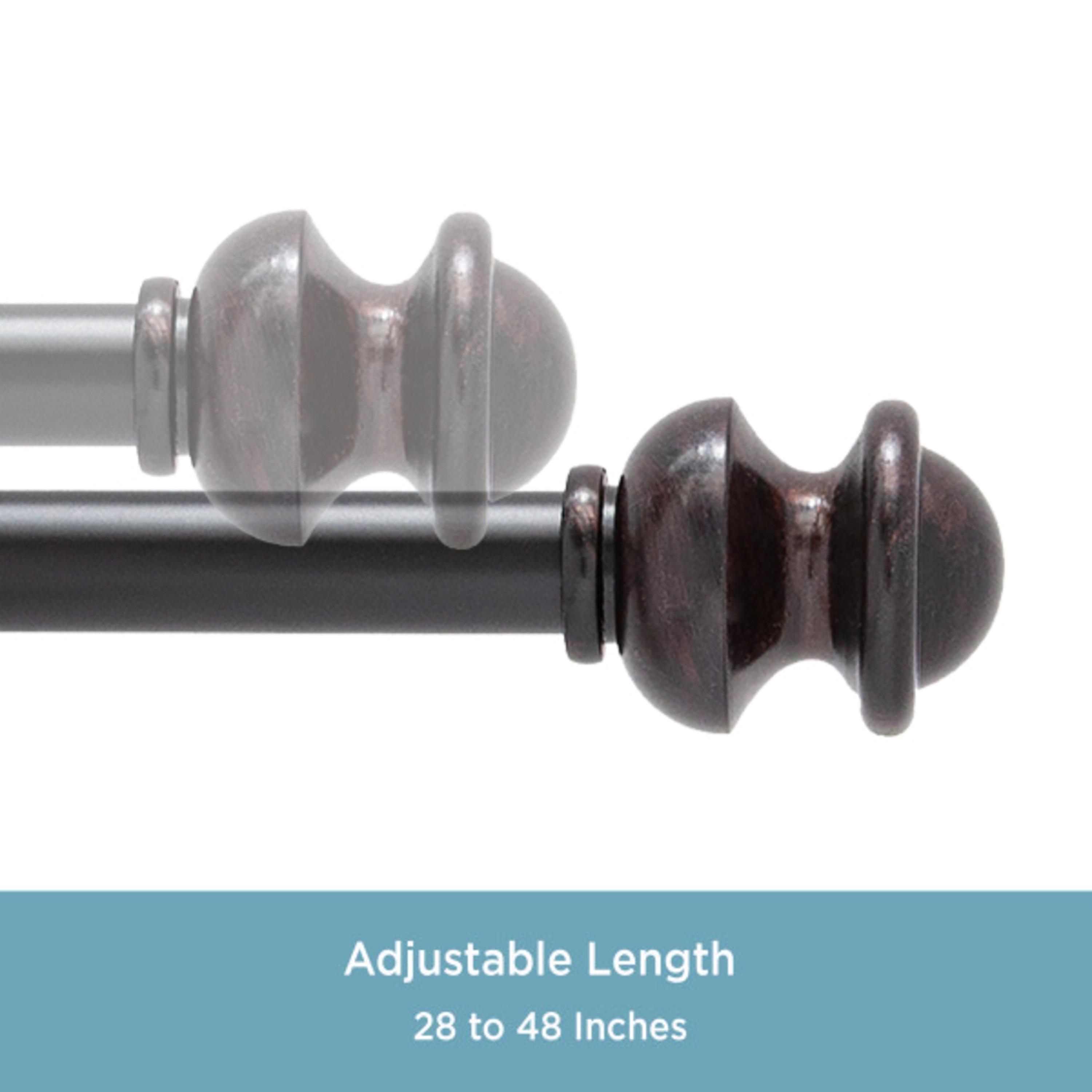 Kenney Berkley Kenney Kendall 5/8" Standard Decorative Window Curtain Rod