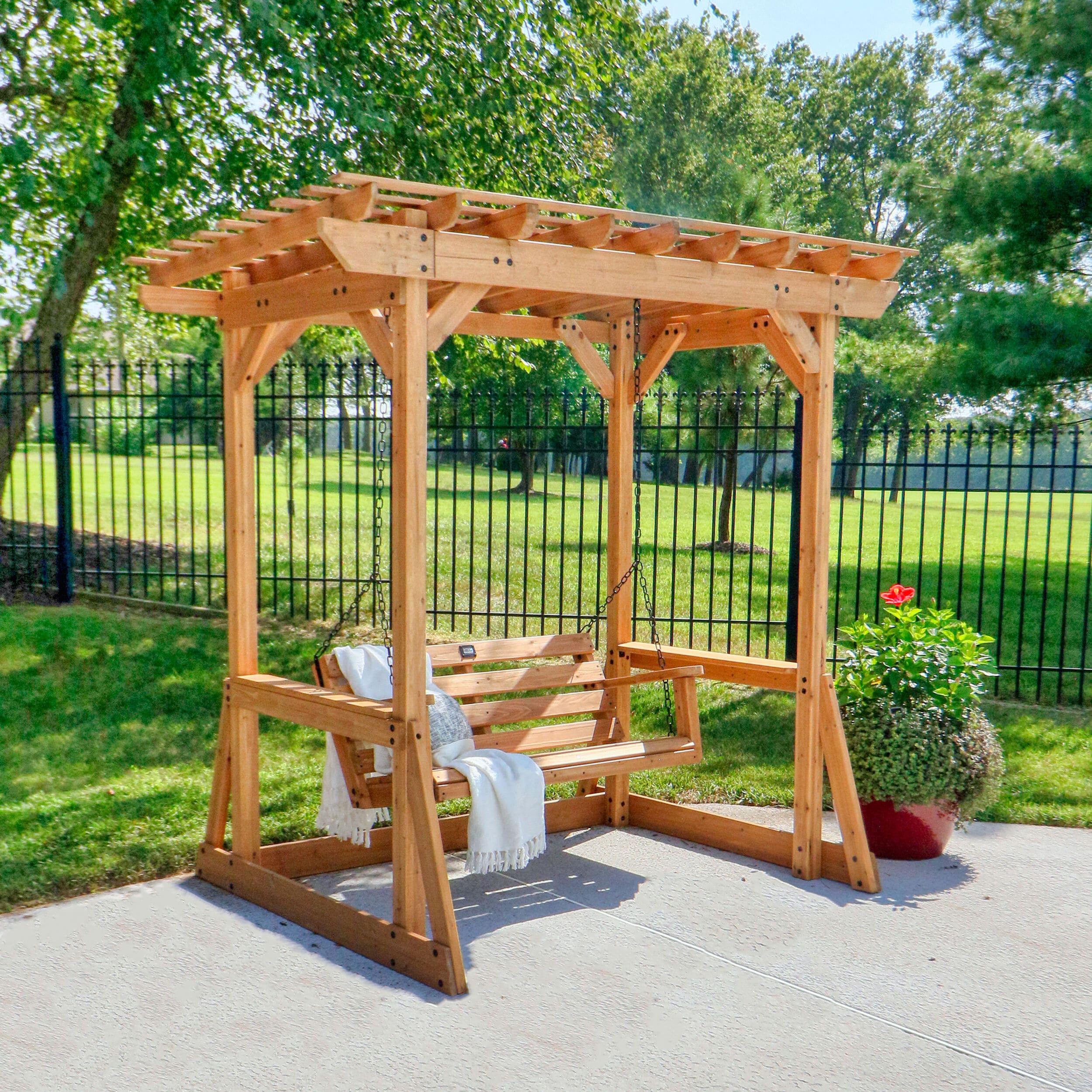 Backyard Discovery Pergola Swing Callahan