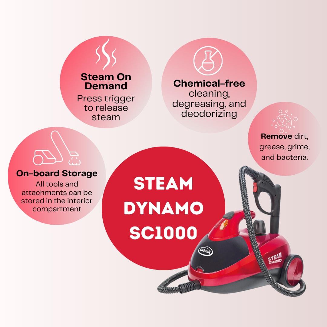 Steam Dynamo Multi-Tool Steam Cleaner