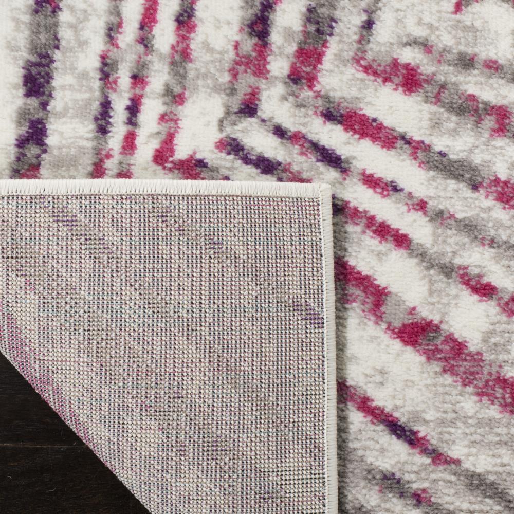 Skyler SKY191 Power Loomed Indoor Area Rug - Grey/Pink - 8'x10' - Safavieh