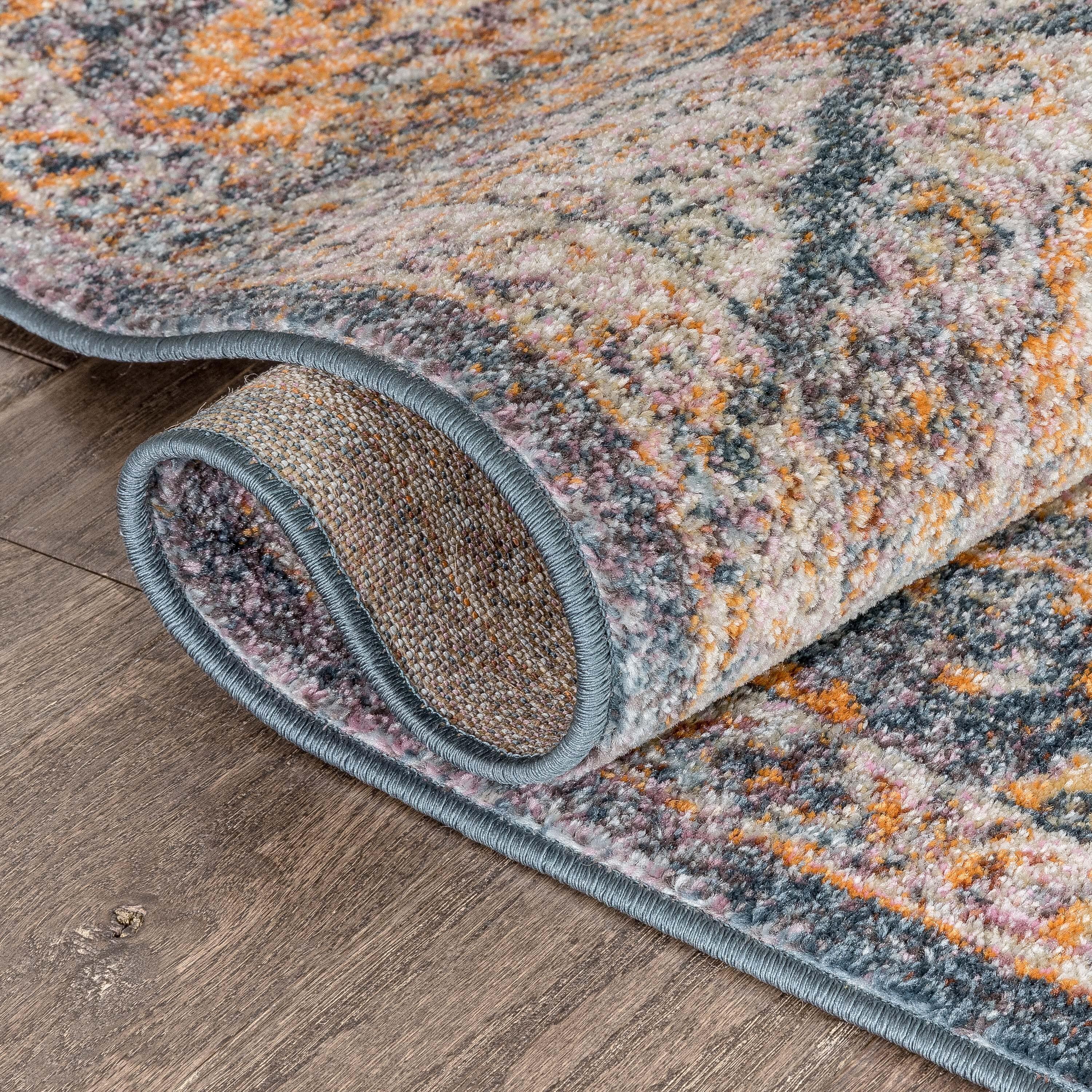 Well Woven Rodeo Oriental Area Rug, 5' x 3', Durable, Longer Lasting Rug, Global Inspired Bohemian Pattern, Super Soft Pile