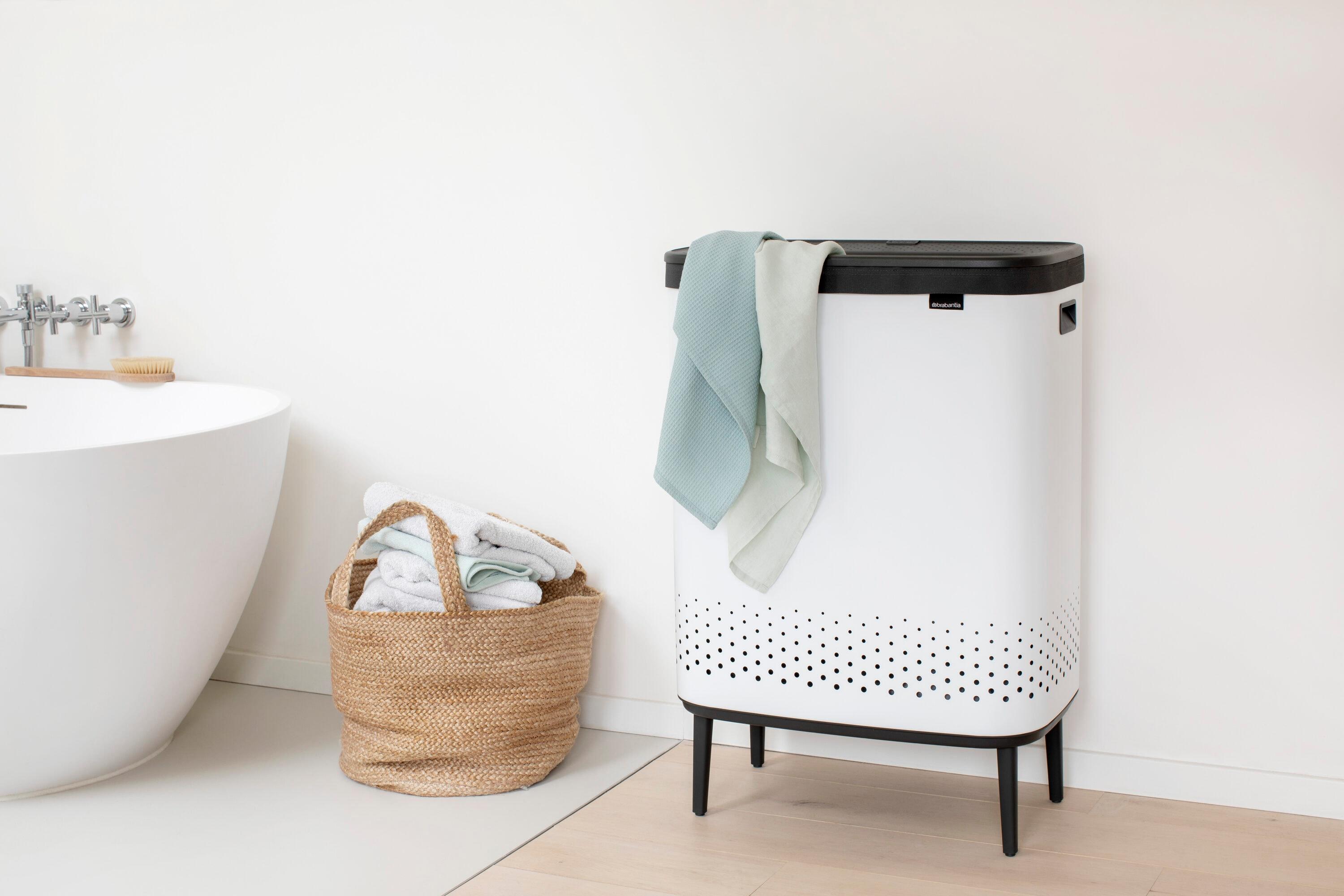 Brabantia Brabantia Bo Dual Compartment Laundry Hamper 2 x 11.9 Gallon (23.8 Gallon Capacity)