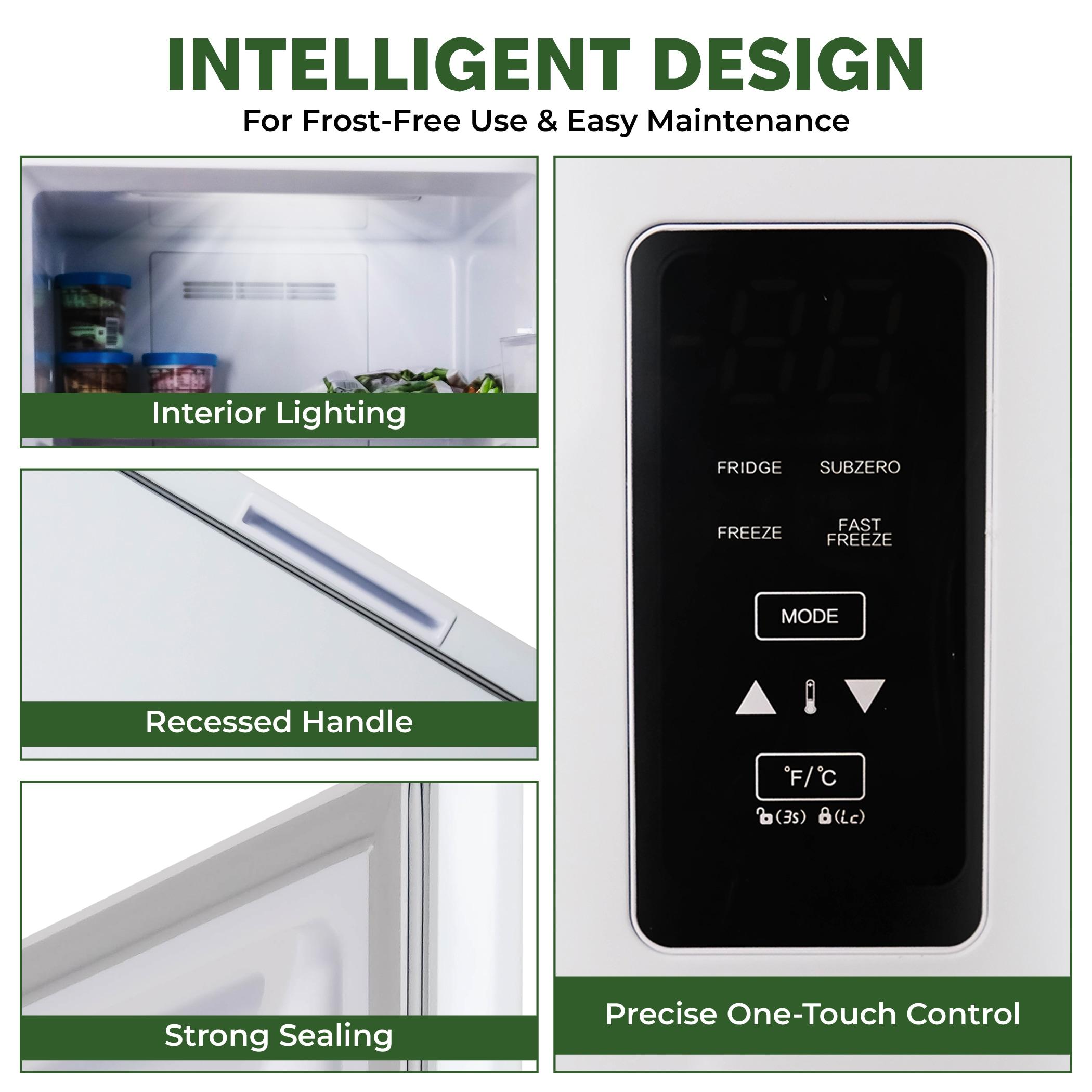 Hamilton Beach Hamilton Beach 17 Cu Ft Upright Convertible Refrigerator/Freezer HBFRF1798-WHITE