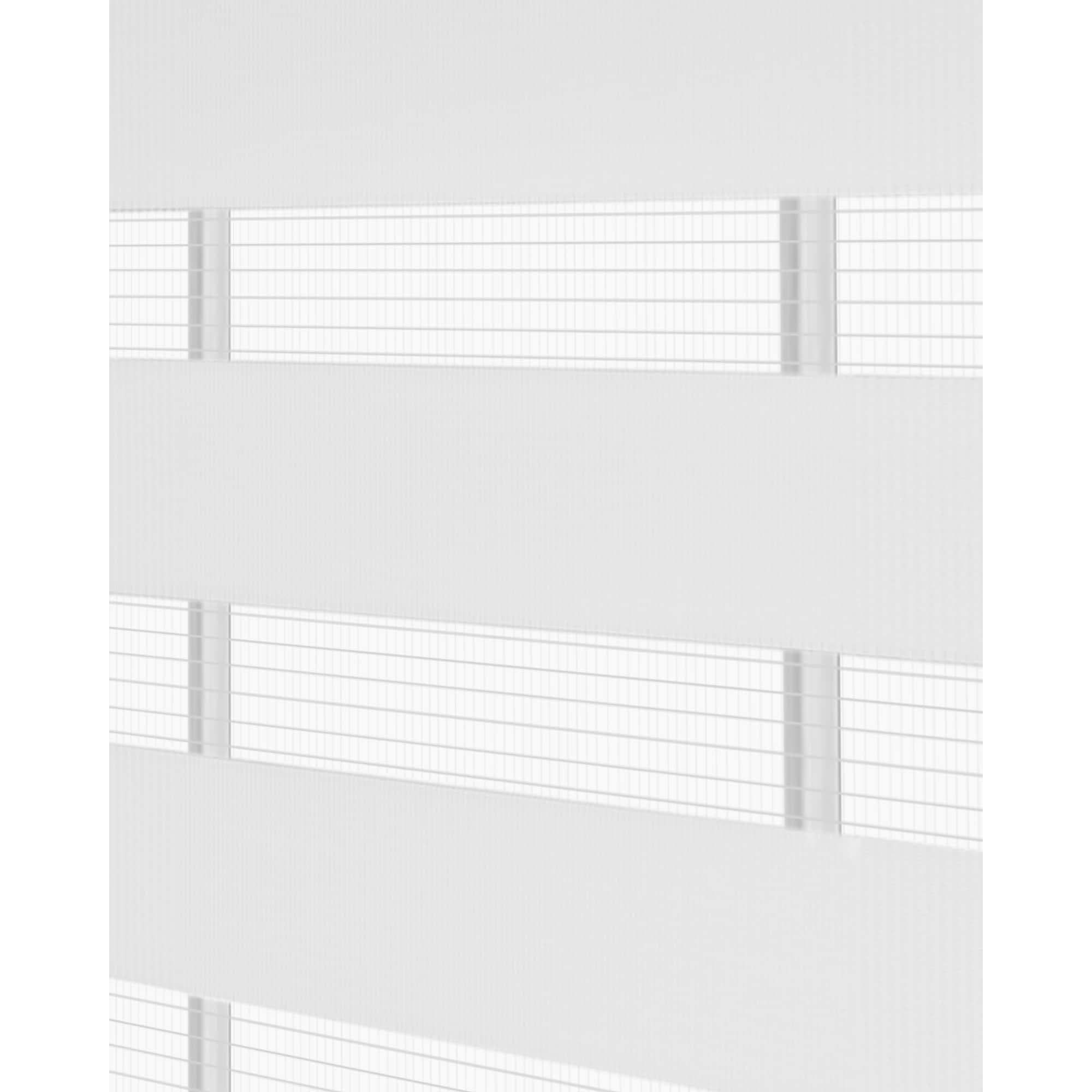 Ergode Cordless Celestial Sheer Double Layered Shade 29x72 - White