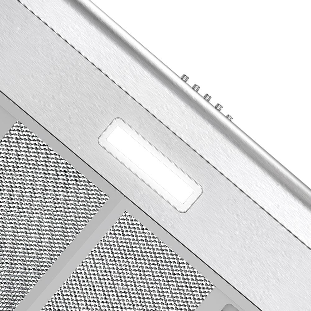 Streamline Amendola 36" 80 Cubic Feet Per Minute Convertible Under Cabinet Range Hood with Mesh Filter and Light Included