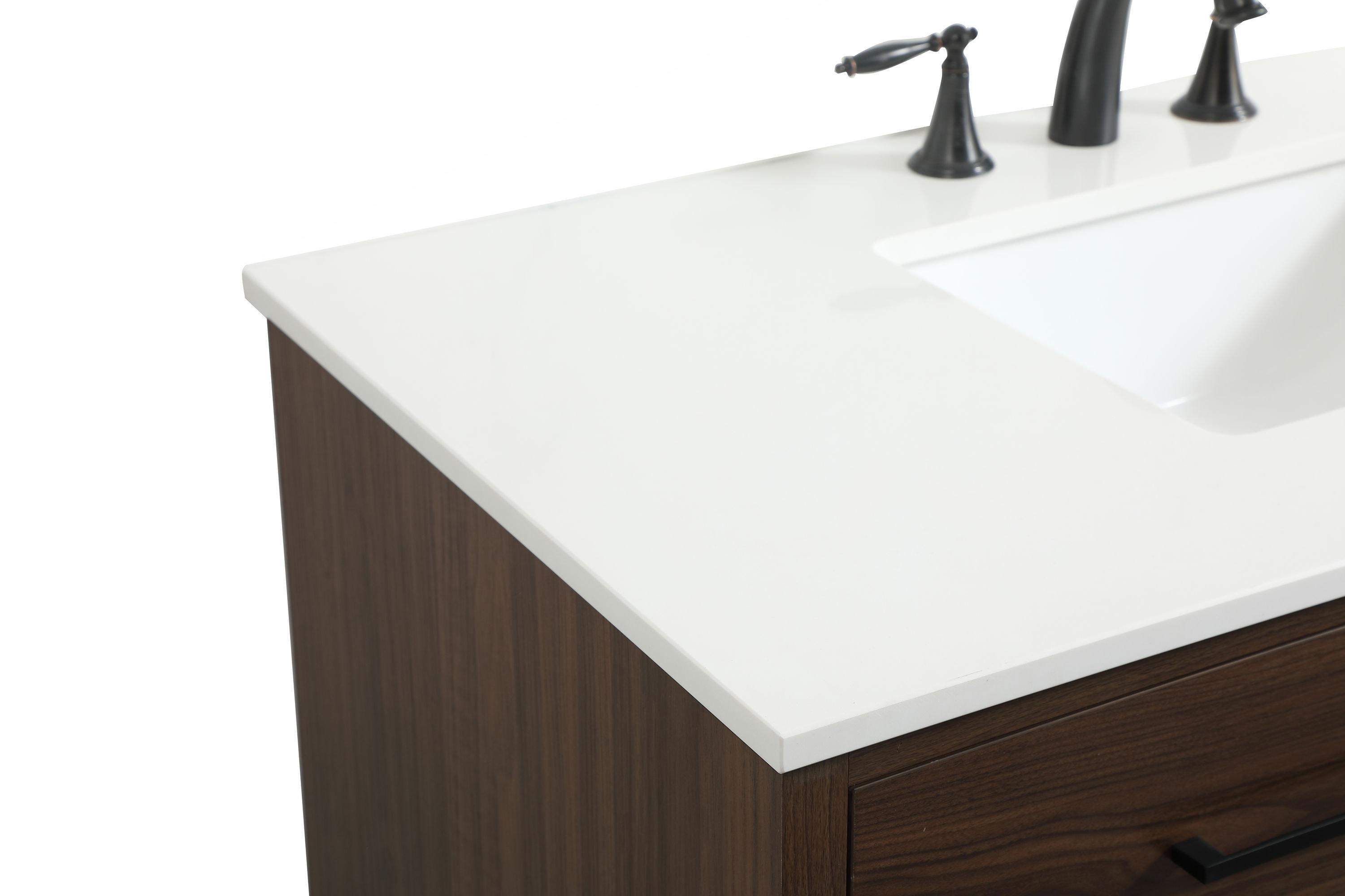 Elegant Kitchen and Bath Elegant Kitchen and Bath 42 Inch Single Bathroom Vanity in Natural Oak