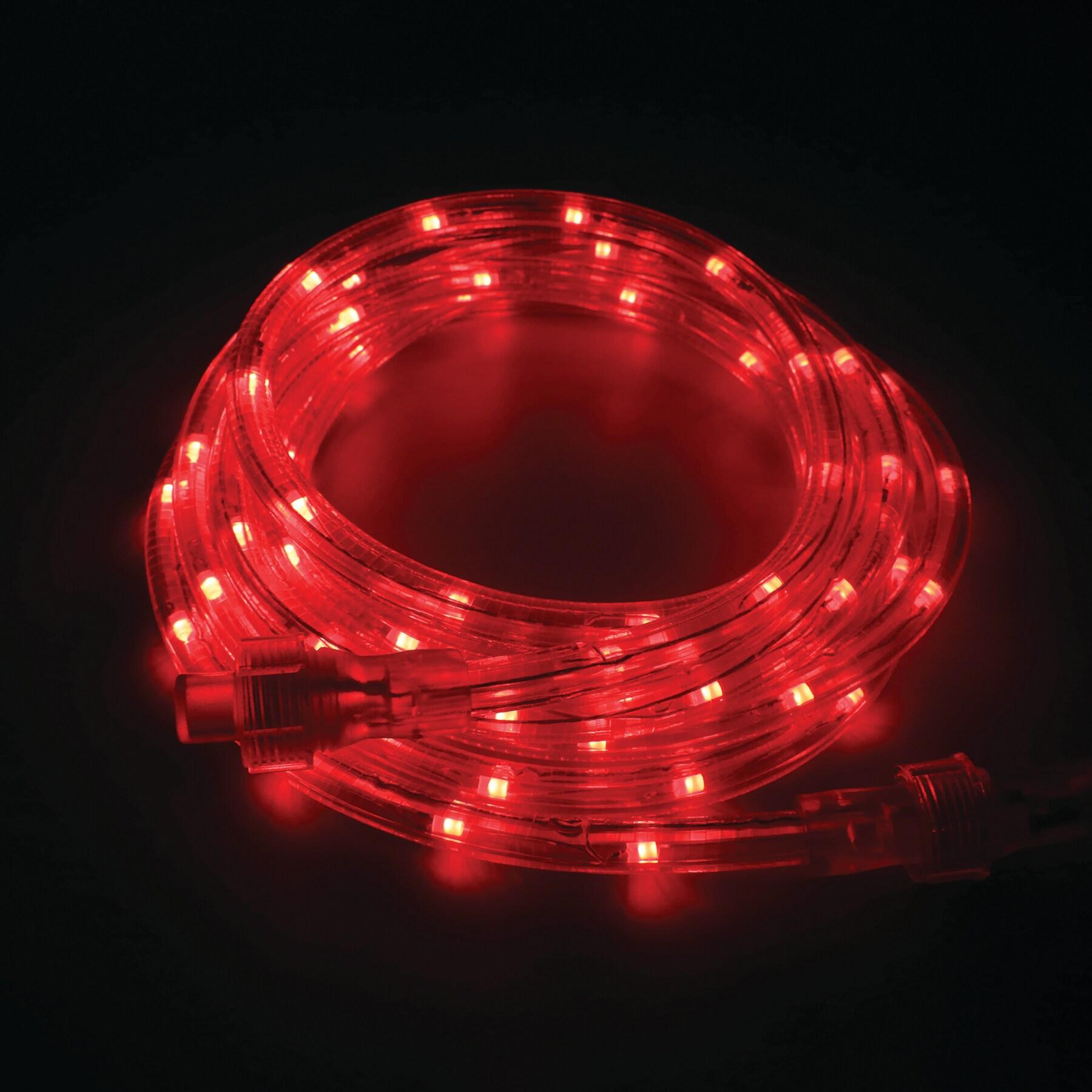 Pinegreen Lighting CL-TRL12RGB 12 ft. Plug-in LED RGB Color Changing Rope Light with Remote Control