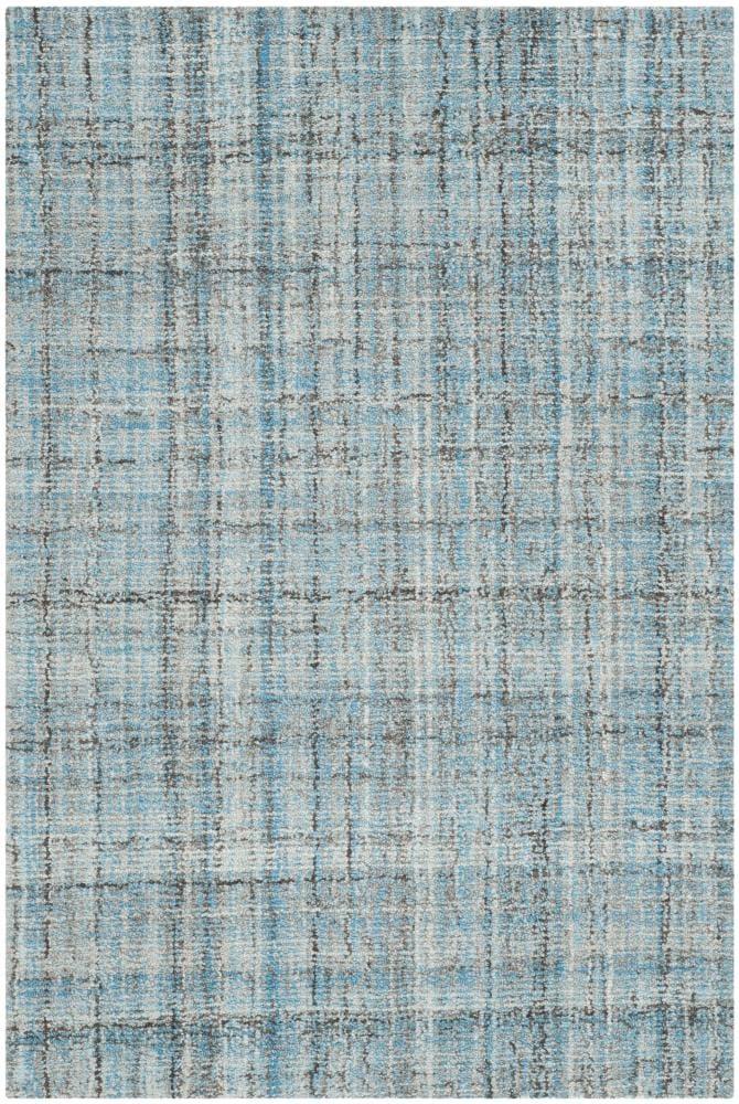 Abstract ABT141 Handmade Indoor Area Rug - Blue/Multi - 4'x6' - Safavieh