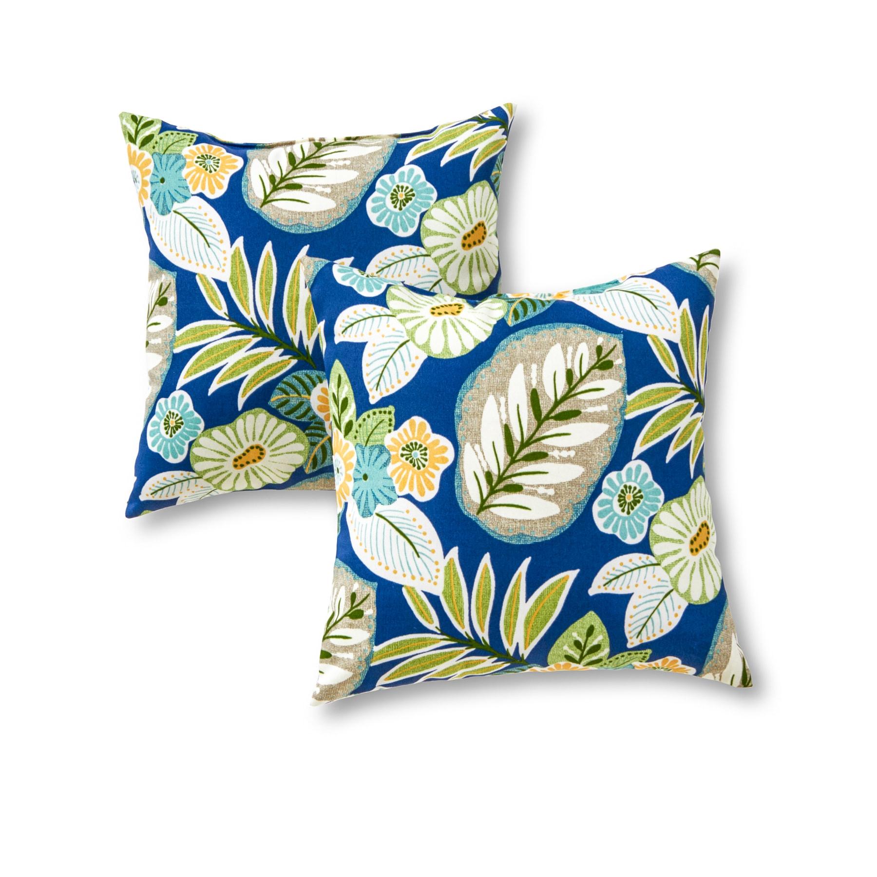 Indoor/Outdoor Reversible Throw Pillow