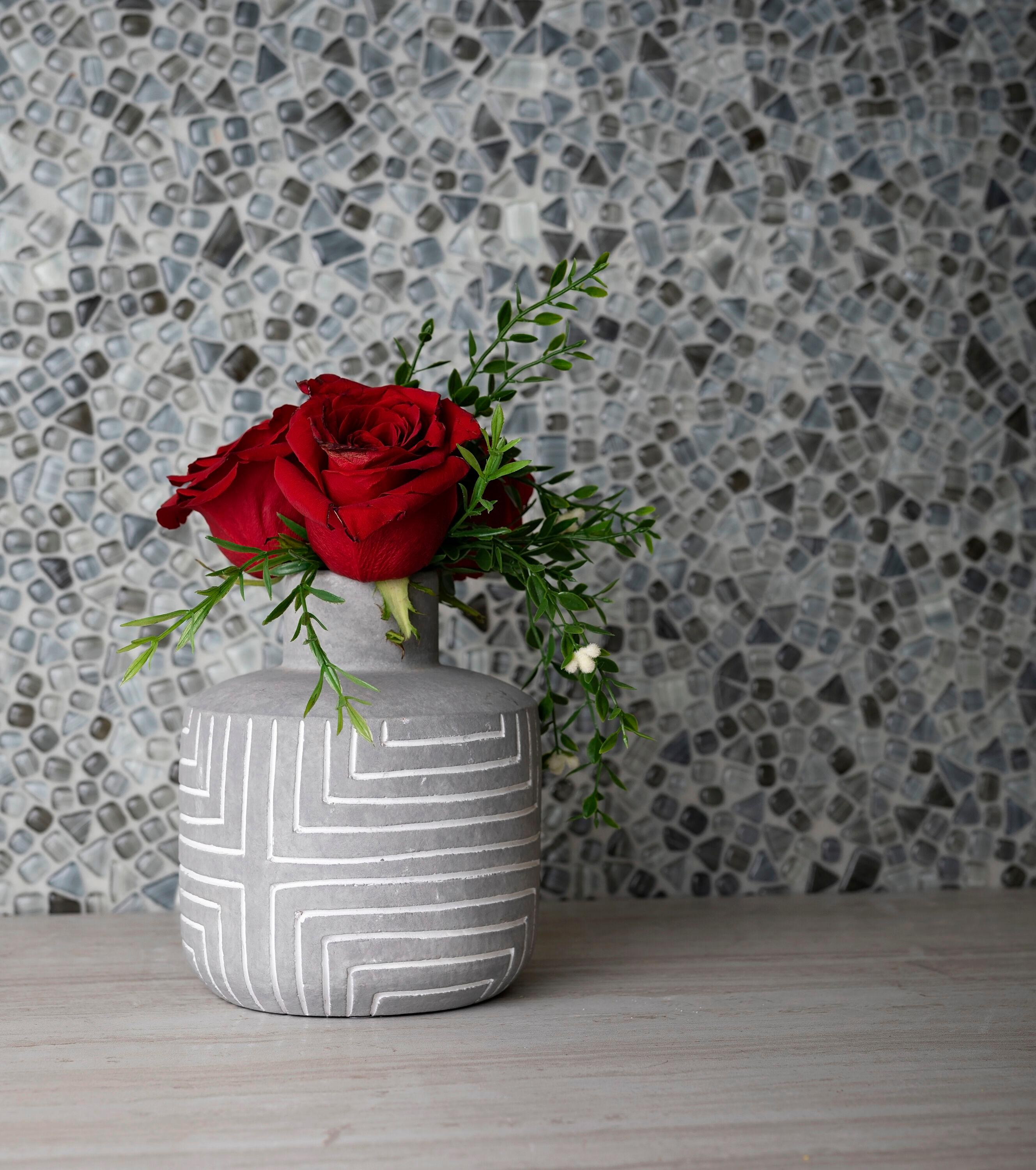 Glass Pebbles Mosaic Wall & Floor Tile