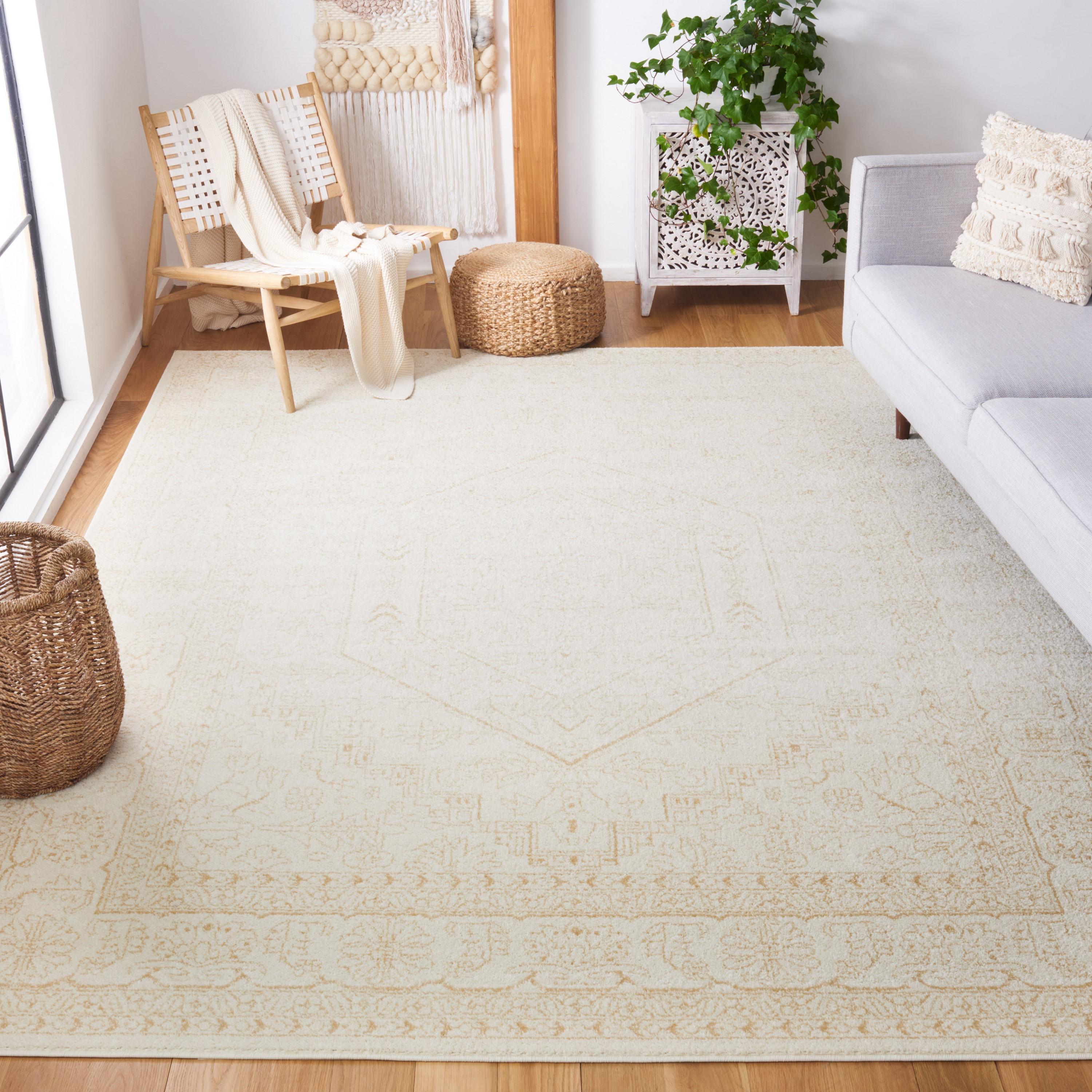 Adirondack ADR108 Power Loomed Area Rug - Ivory/Beige - 8'x10' - Safavieh.