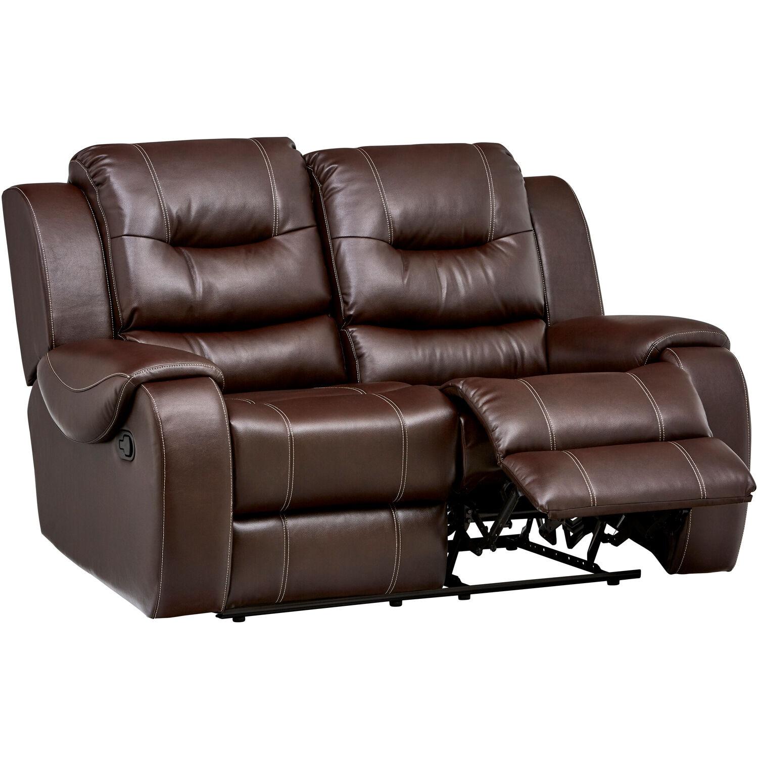 Lekendric 87'' Slipcovered Faux Leather Reclining Sofa