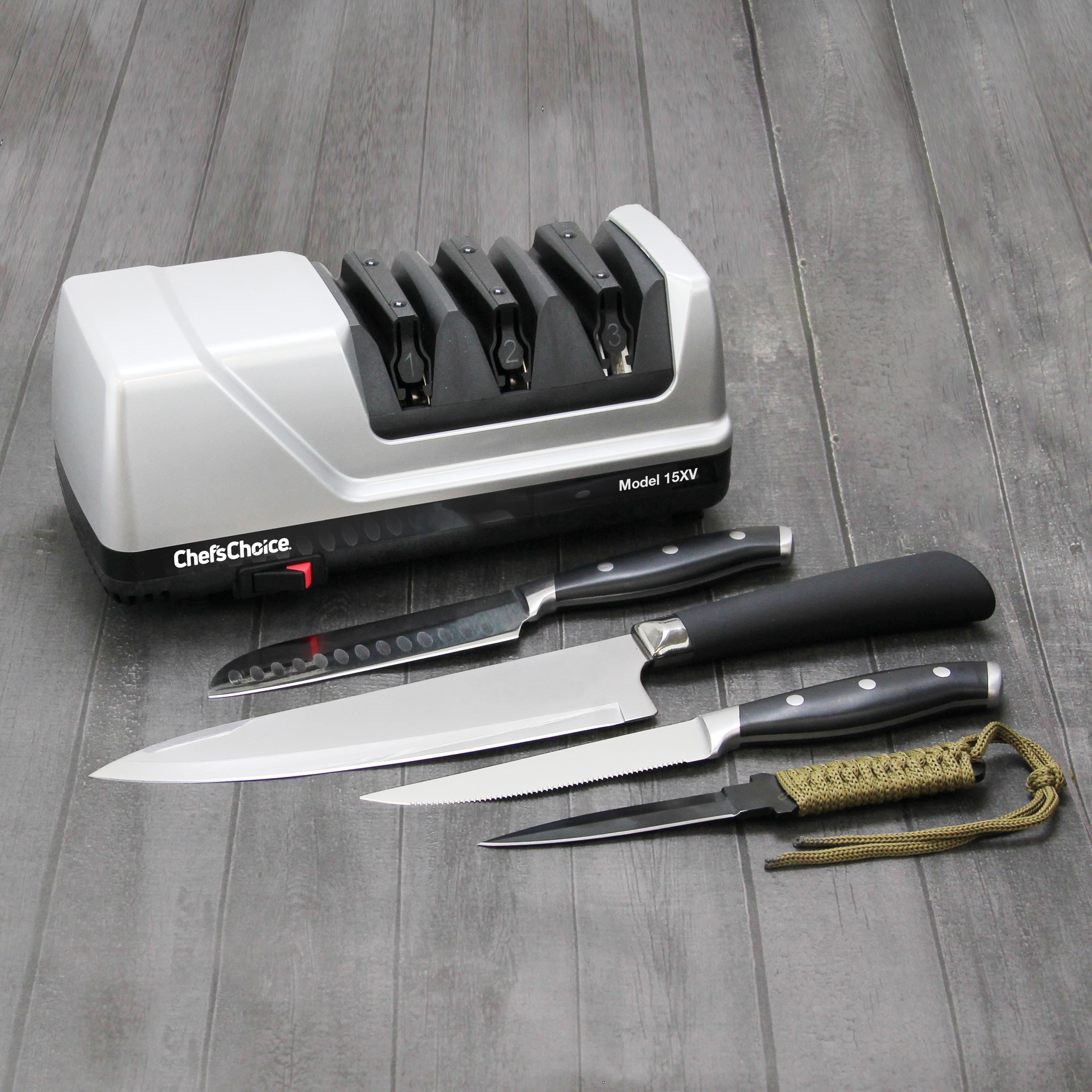Chef'sChoice Chef'sChoice Model 15XV Professional Electric Knife Sharpener, 3-Stage 15-Degree Trizor