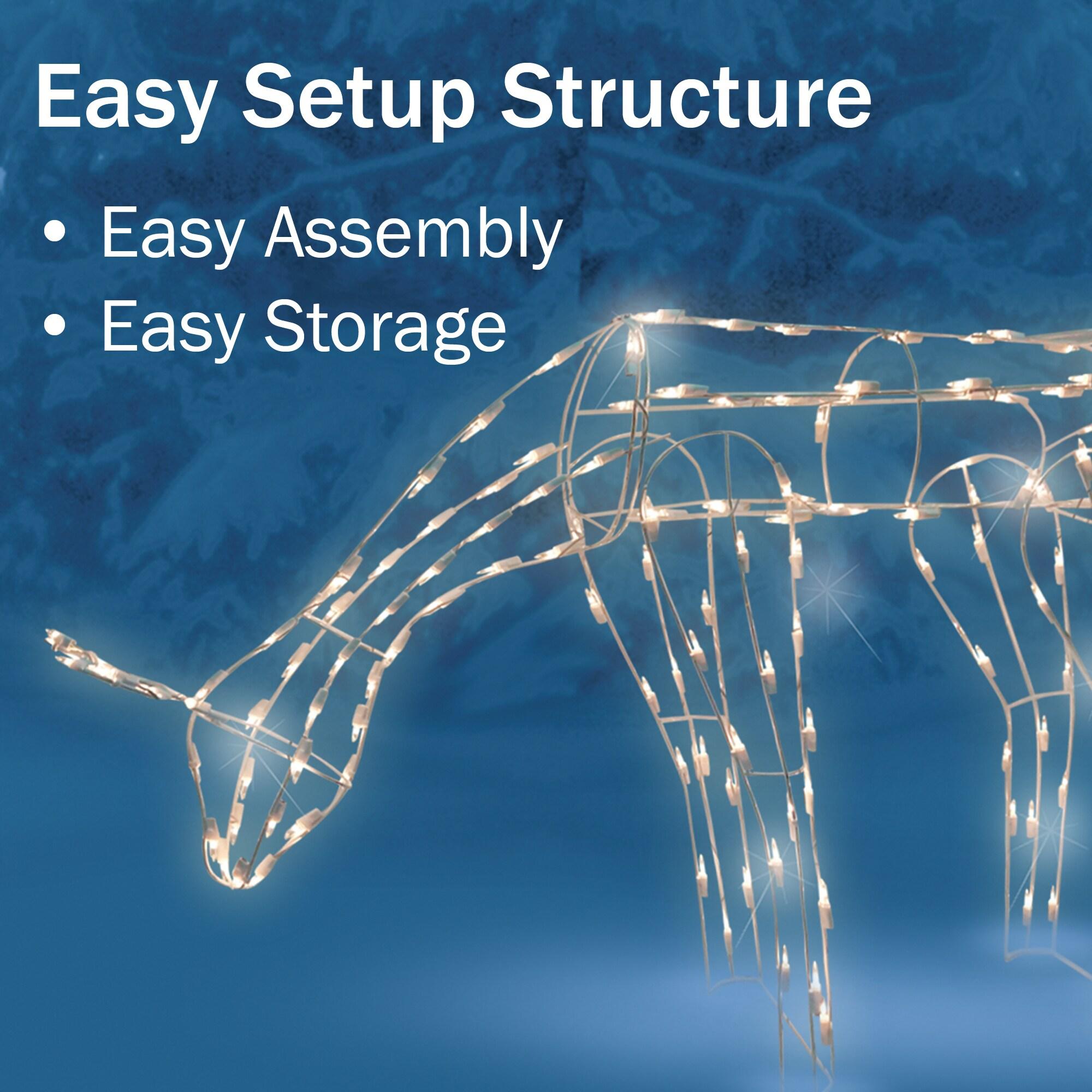 Brite Star 3D Lighted Reindeer