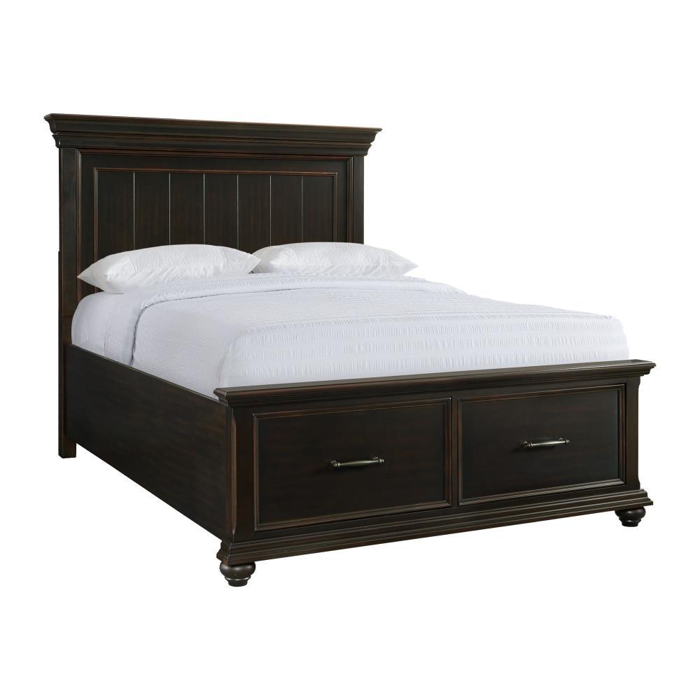 Picket House Furnishings Brooks Queen Platform Storage Bed in Black