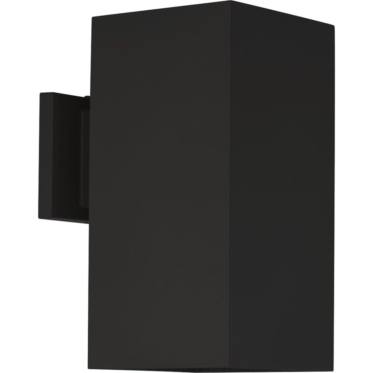 Progress Lighting, Crawford, 1-Light, Outdoor Wall Light, Antique Bronze, Aluminum, Wet Rated, 6" Square, Halogen