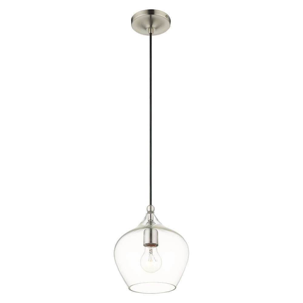 Livex Lighting Pendants 1 - Light Pendant in  Brushed Nickel