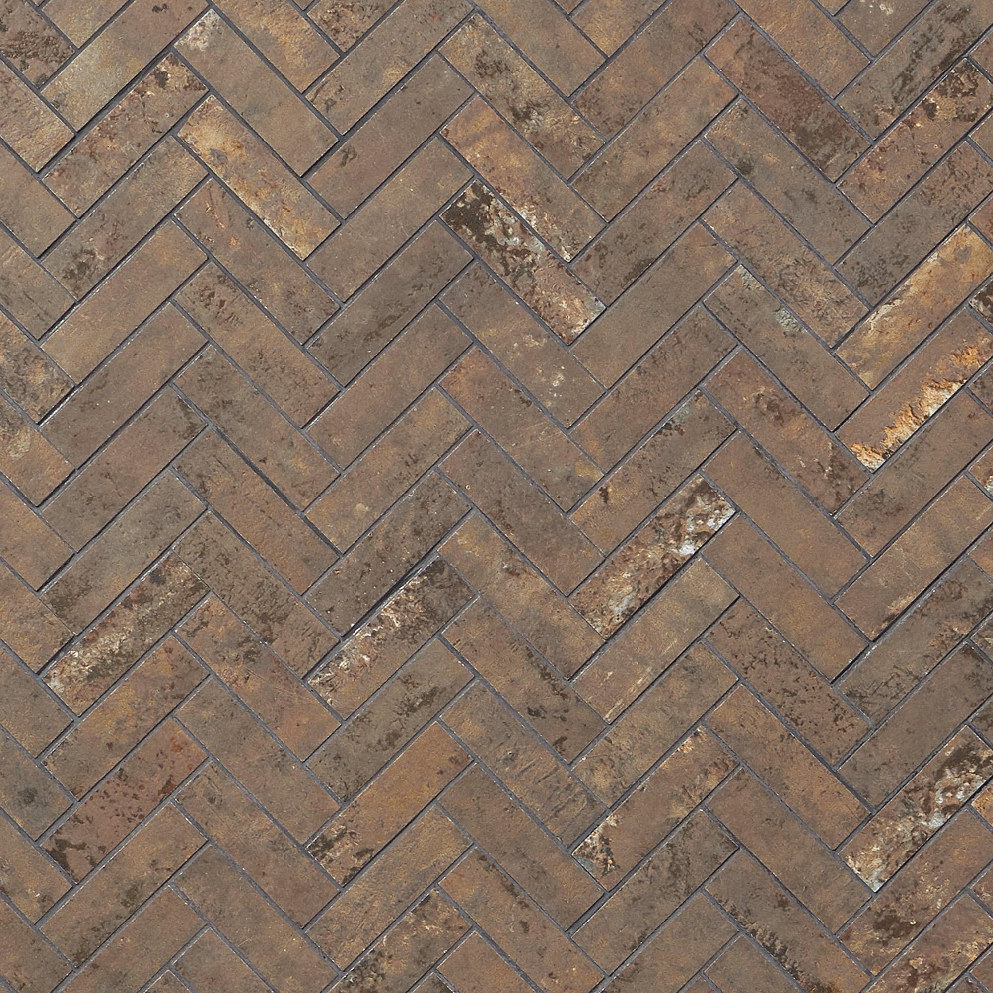 Bond Tile Ravina 10.03 in. x 10.62 in. Matte Porcelain Floor & Wall Herringbone Mosaic Tile (0.75 Sq.Ft. / Each)