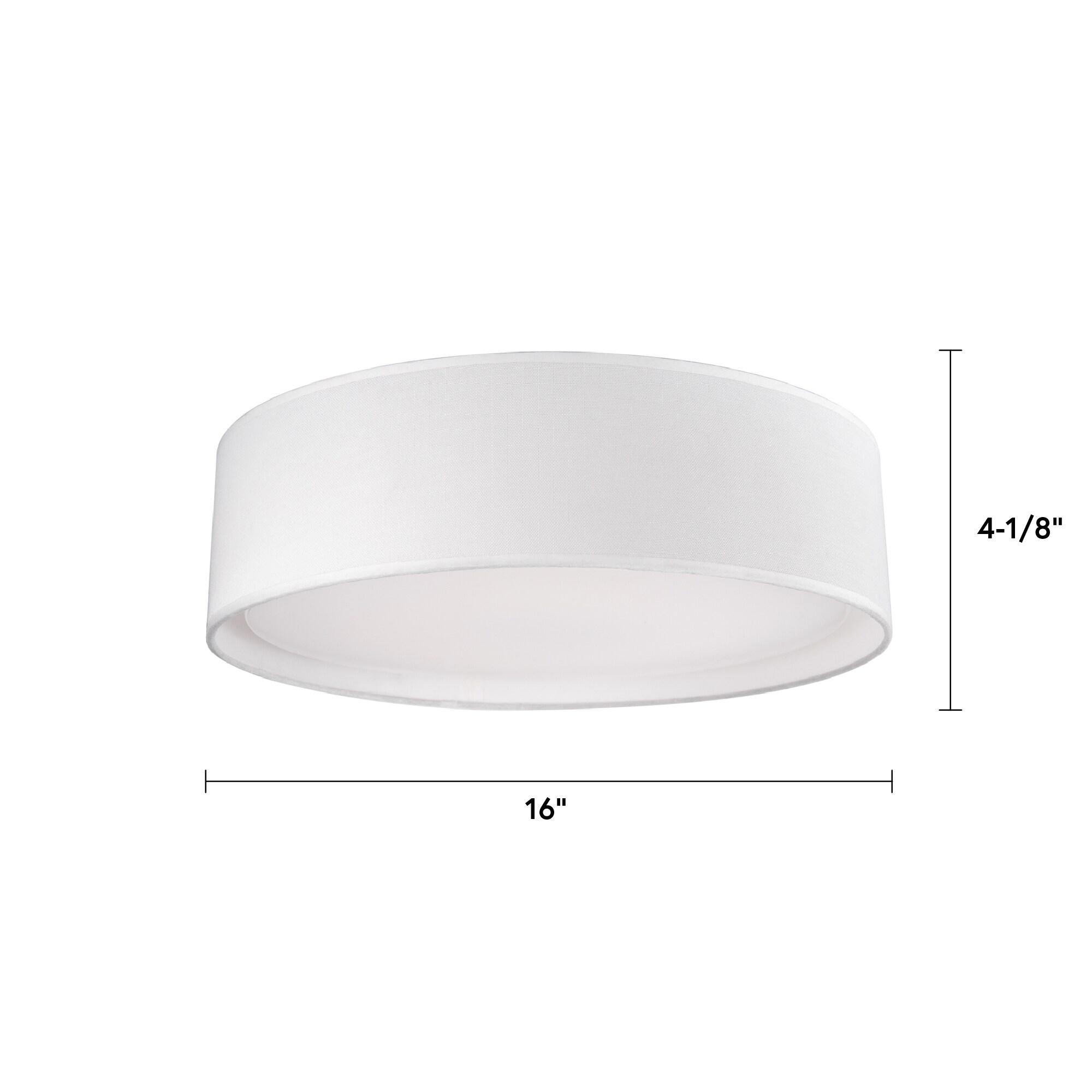 Dalton Fabric LED Flush Mount