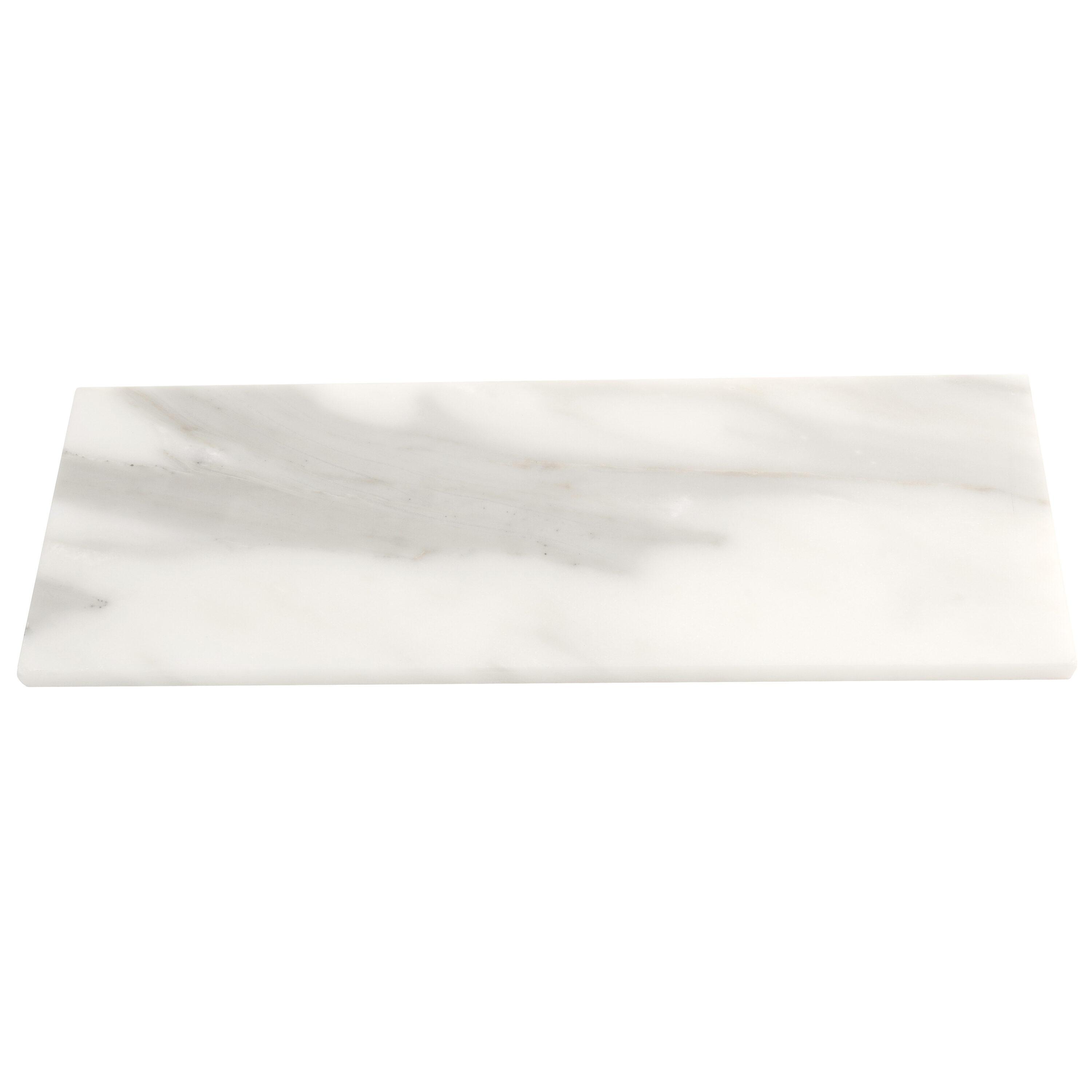 4" x 12" Marble Look Subway Wall & Floor Tile