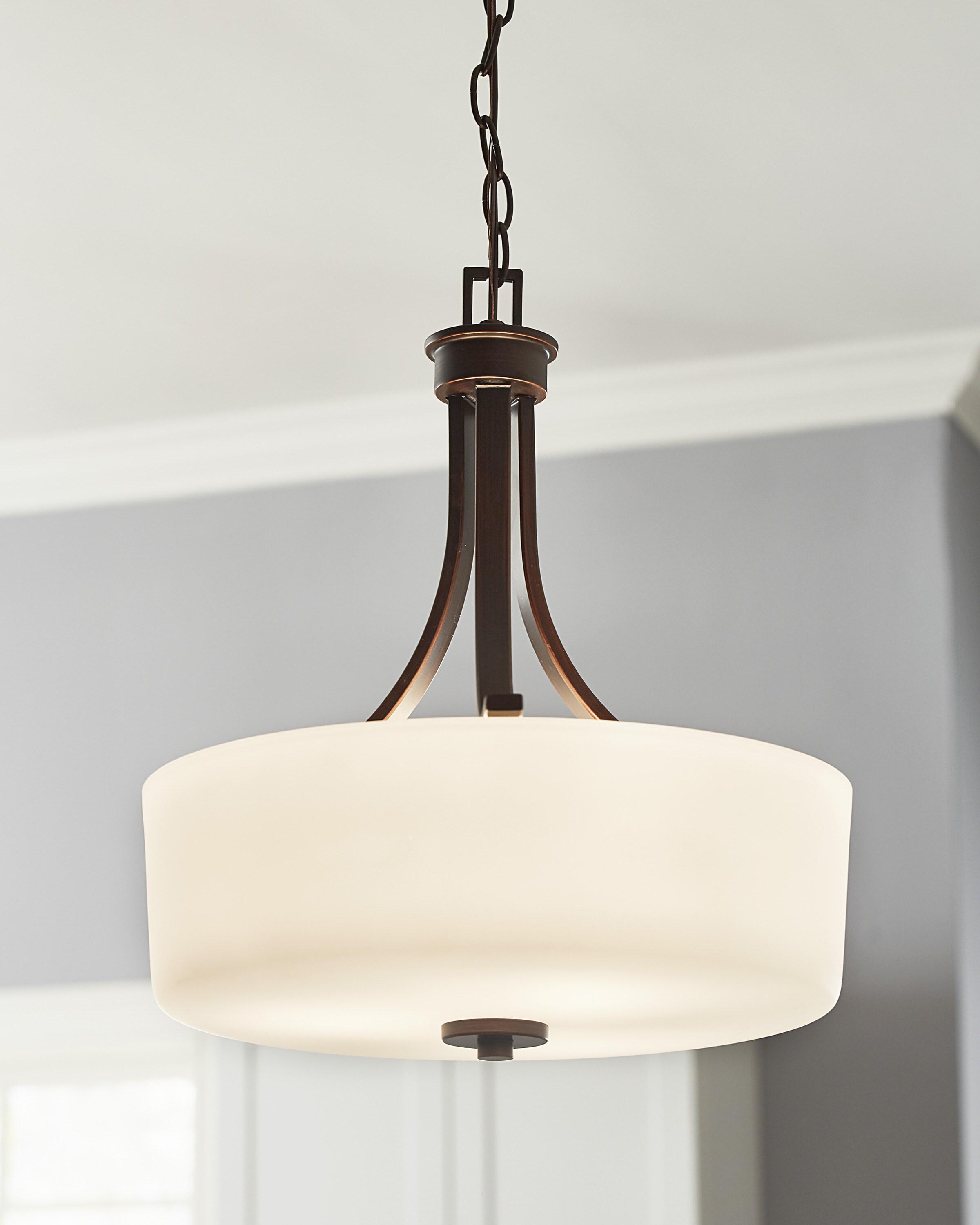 Canfield 3-Light Burnt Sienna Pendant