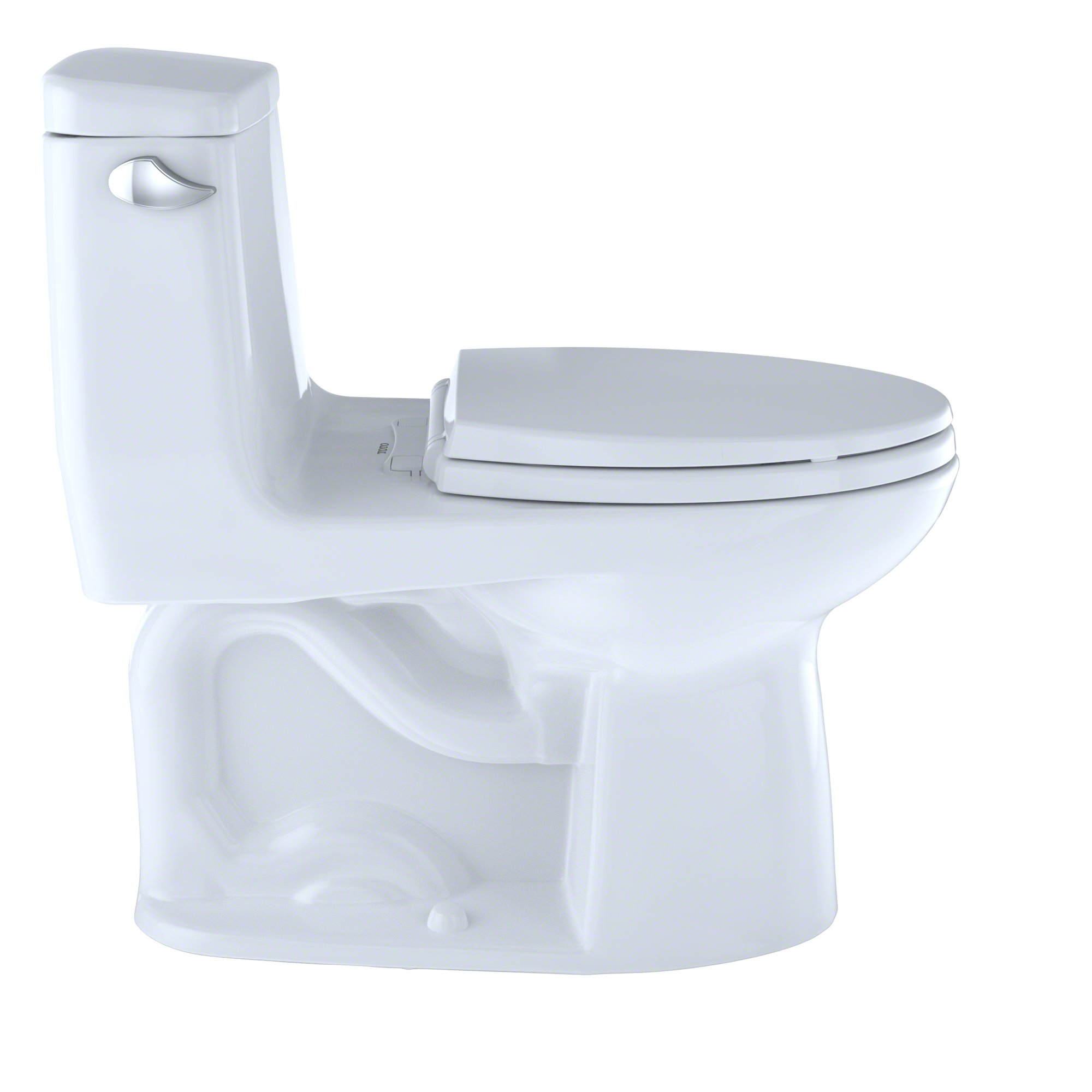 TOTO® Eco UltraMax® One-Piece Elongated 1.28 GPF Toilet with CEFIONTECT, Cotton White MS854114EG#01