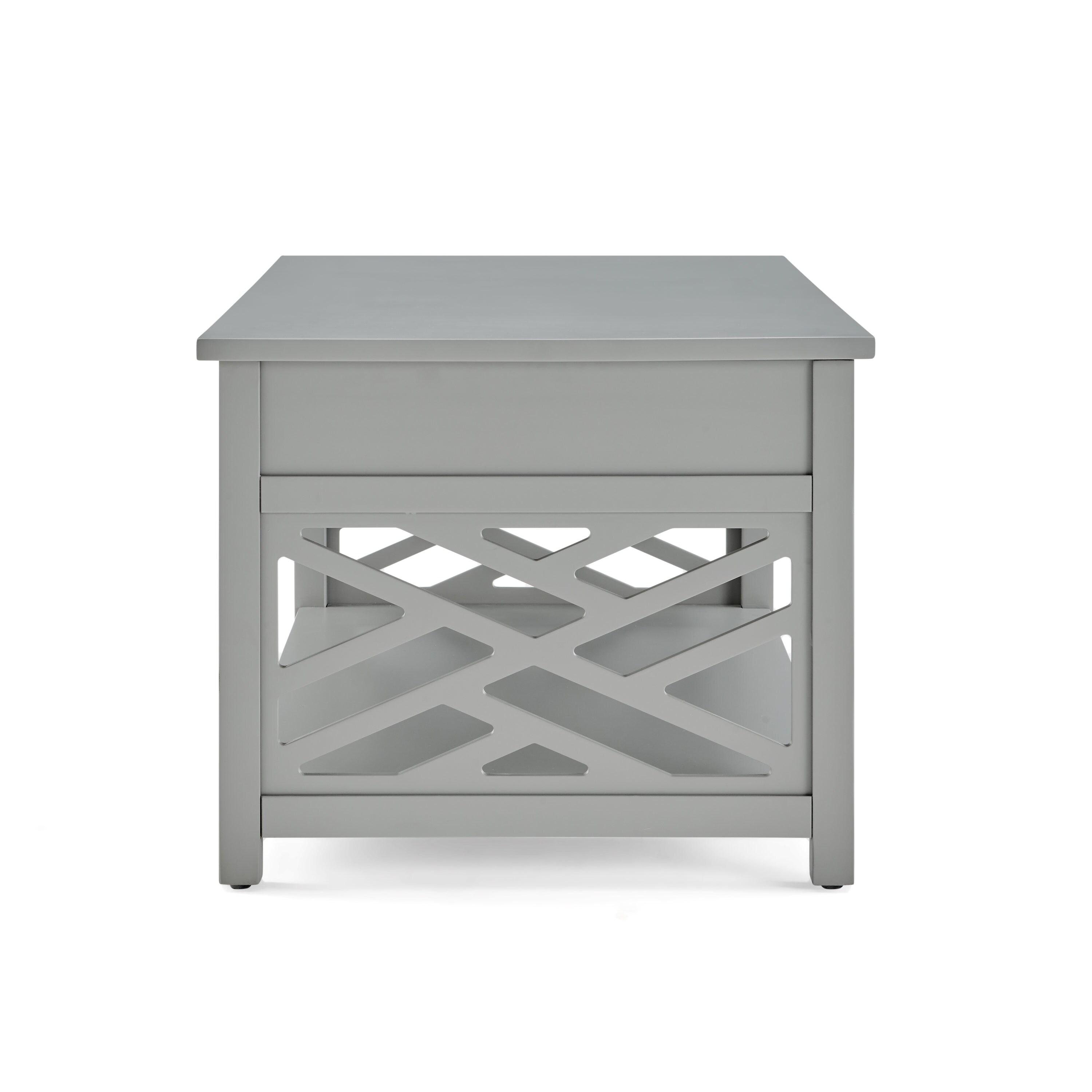 Alaterre Coventry 36" Coffee Table and Two End Tables with Drawer, Set of 3