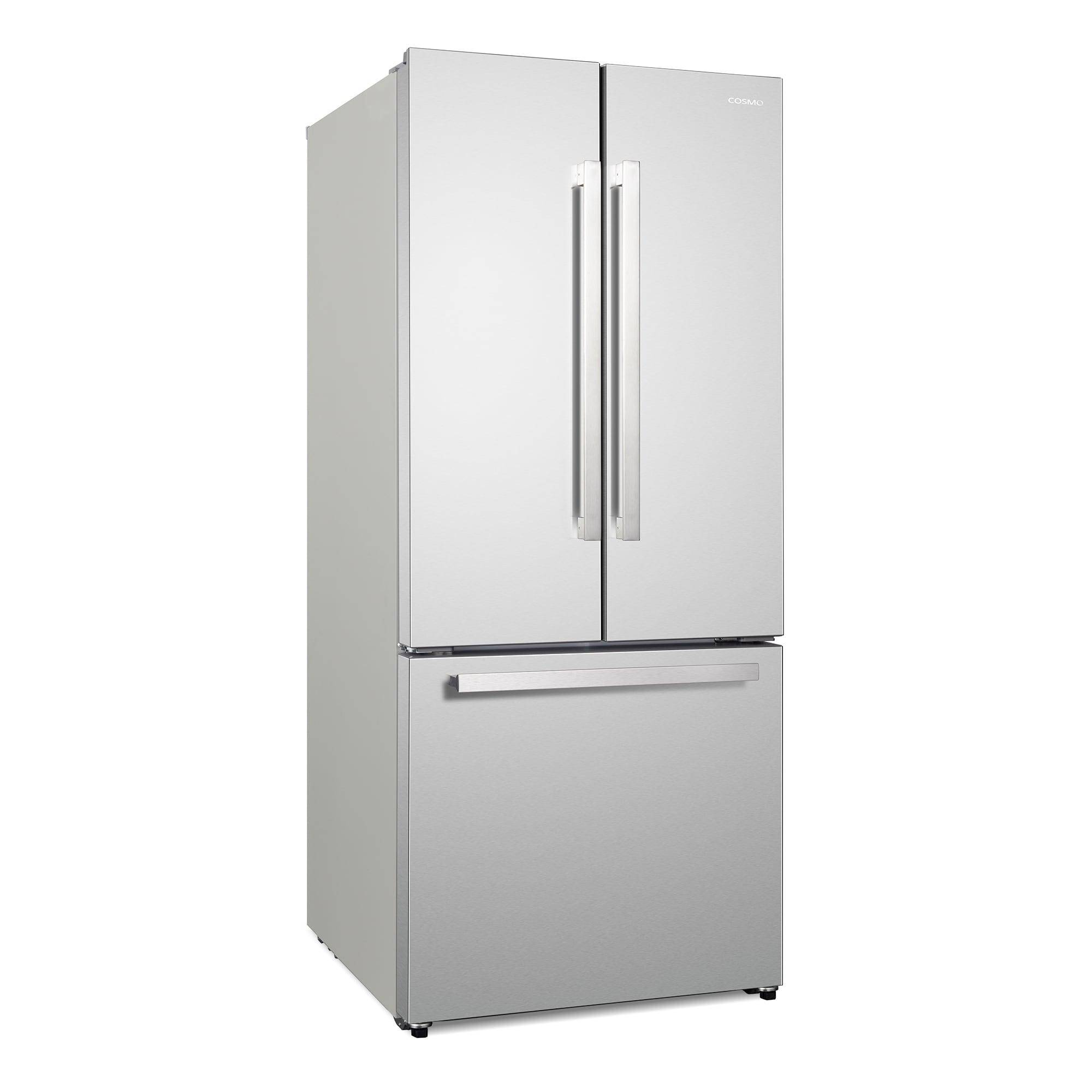 30 in. 17.5 cu. ft. Counter Depth 3-Door French Door Refrigerator with Freezer Drawer in Fingerprint Resistant Stainless Steel